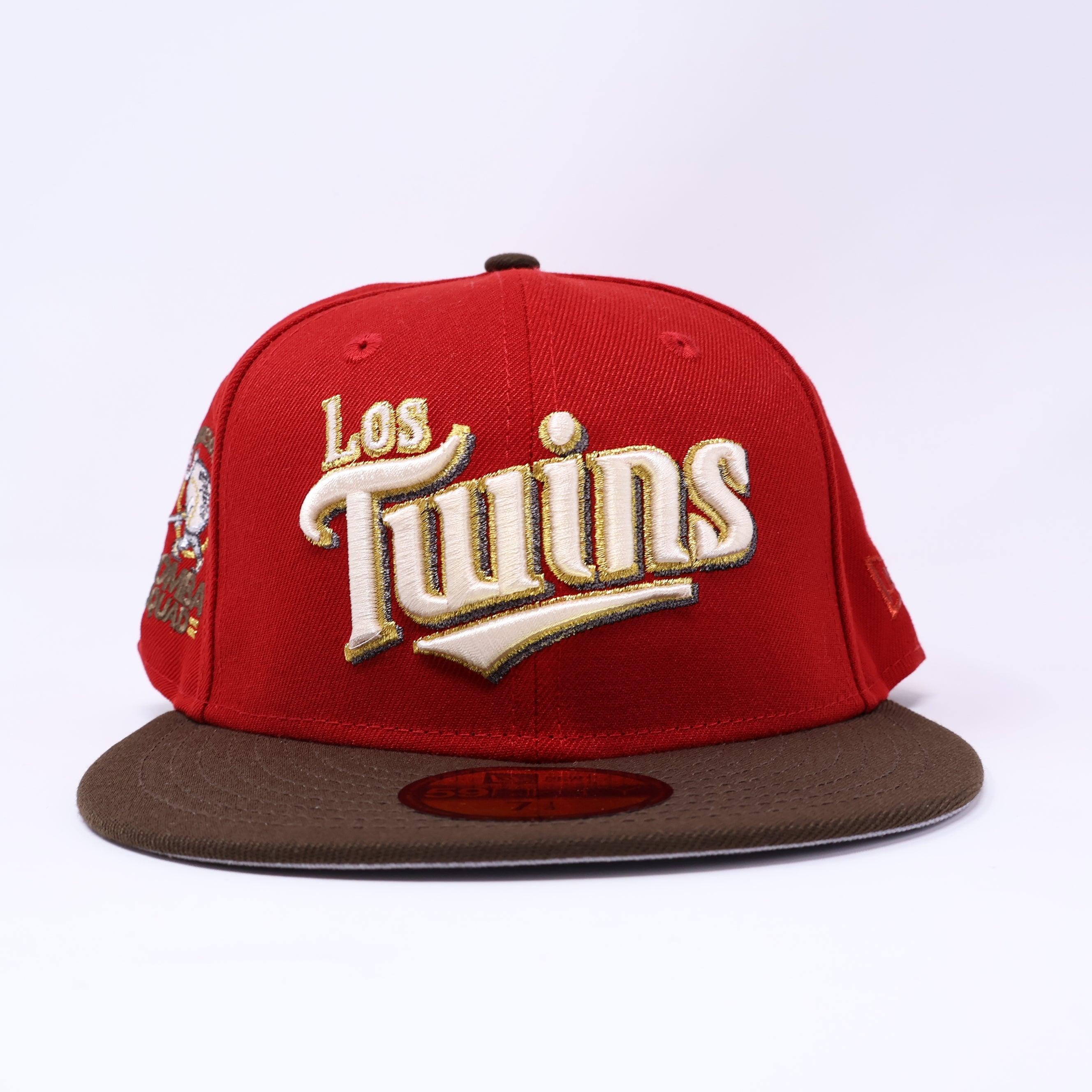 NWT 1/4 Red Minnesota Twins Bomba Squad 59fifty New Era Fitted Hat Cap