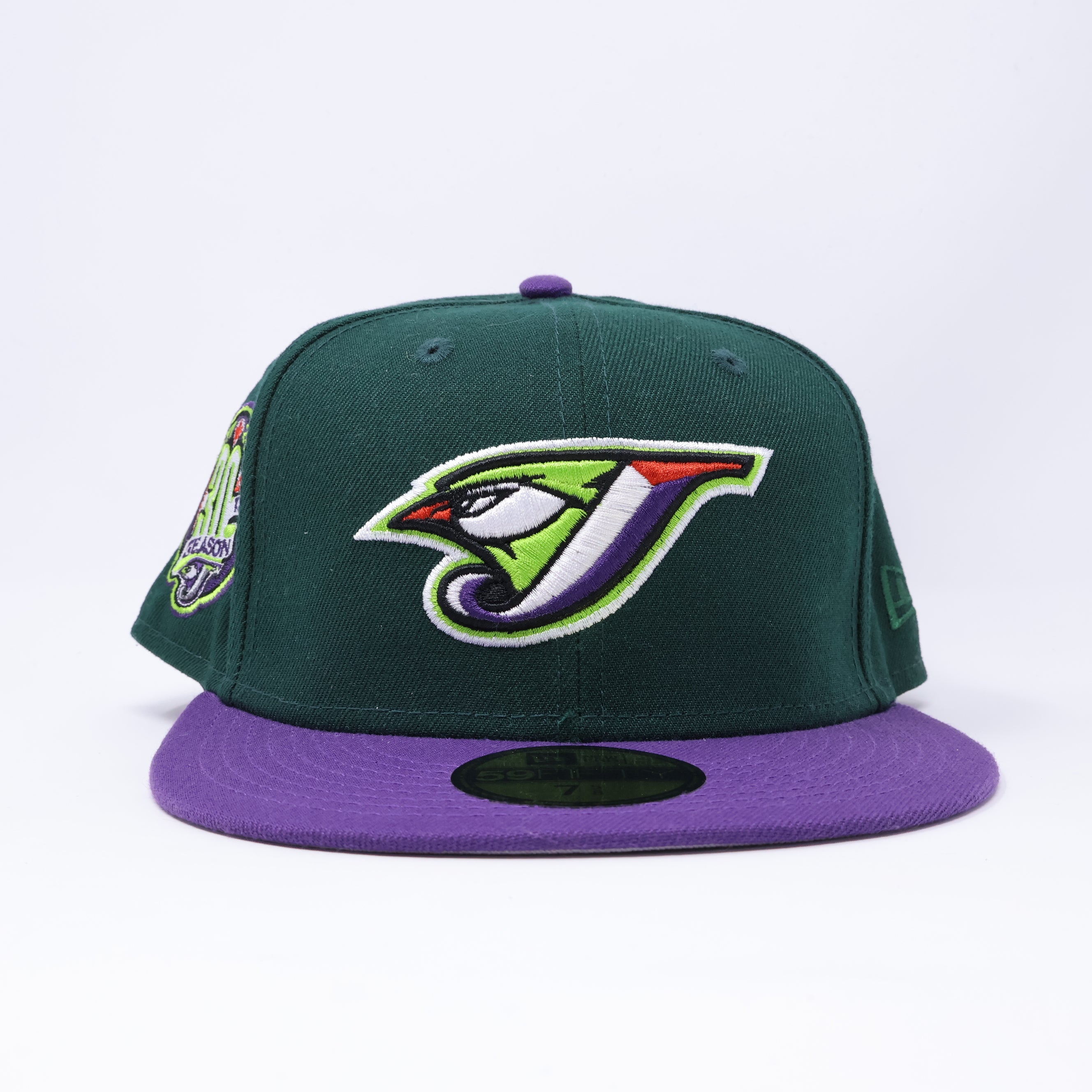NWT 5/8 Green Toronto Blue Jays 30th Season 59fifty New Era Fitted Hat Cap
