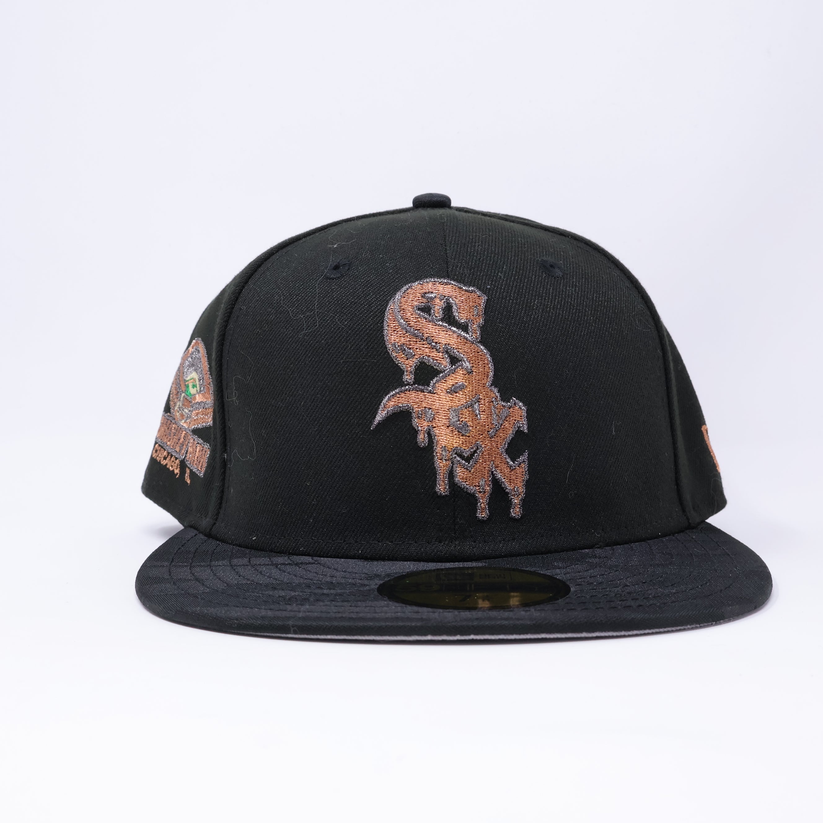 NWT 3/8 Black Chicago White Sox Comiskey Park 59fifty New Era Fitted Hat Cap