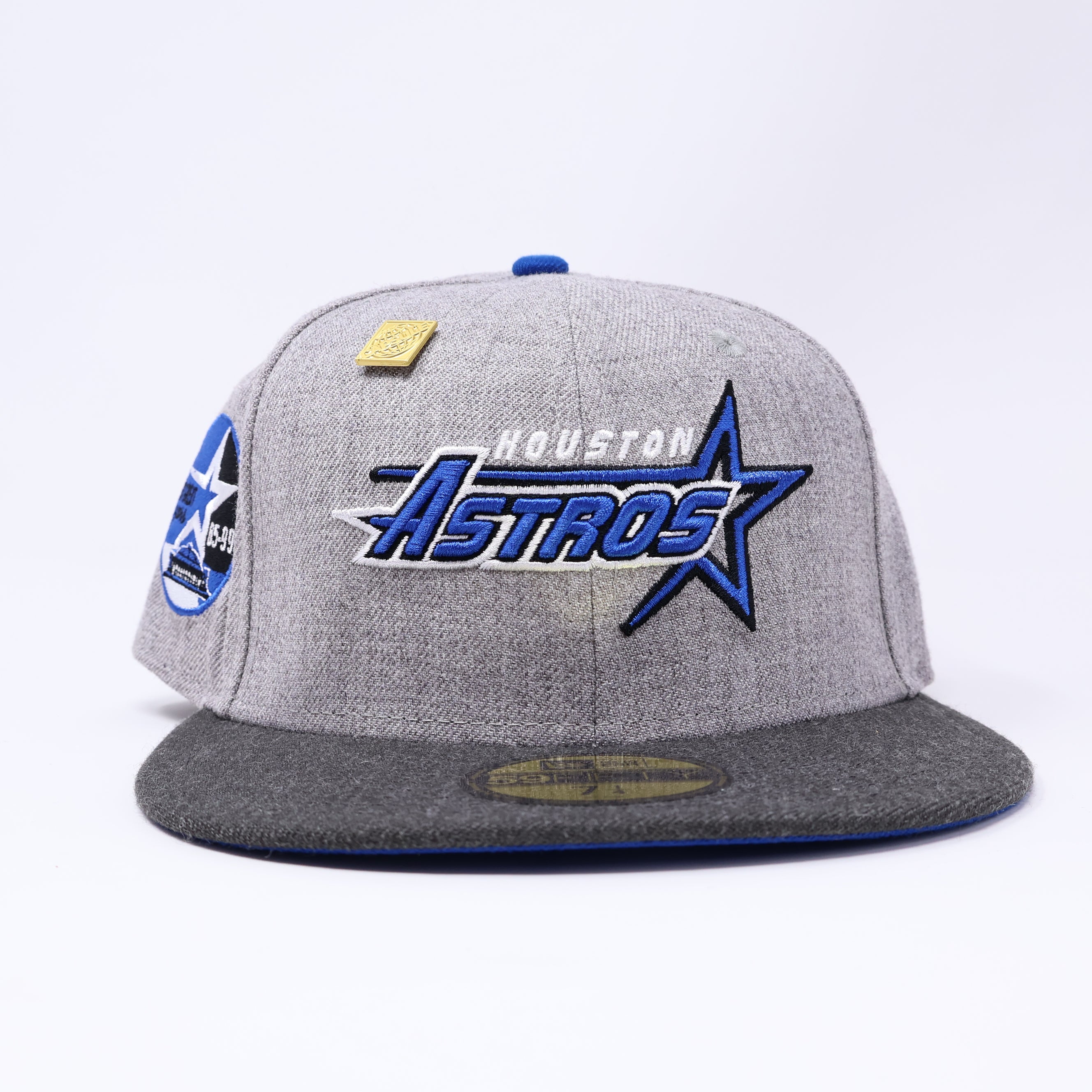 NWT Gray Houston Astros 35 Great Years 59fifty New Era Fitted Hat Cap