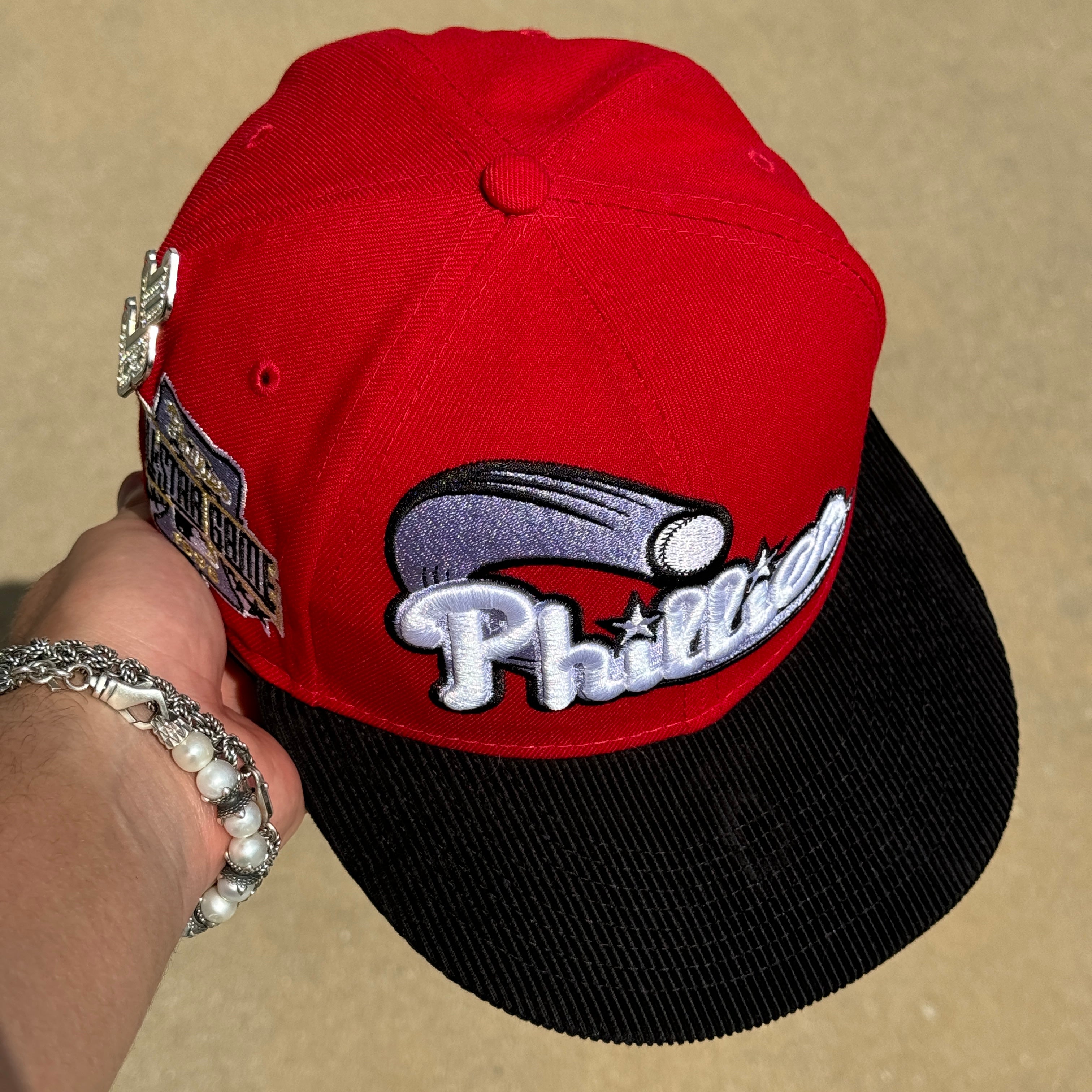 USED 1/4 Red Philadelphia Phillies 1996 All Star Game 59fifty New Era Fitted Hat Cap