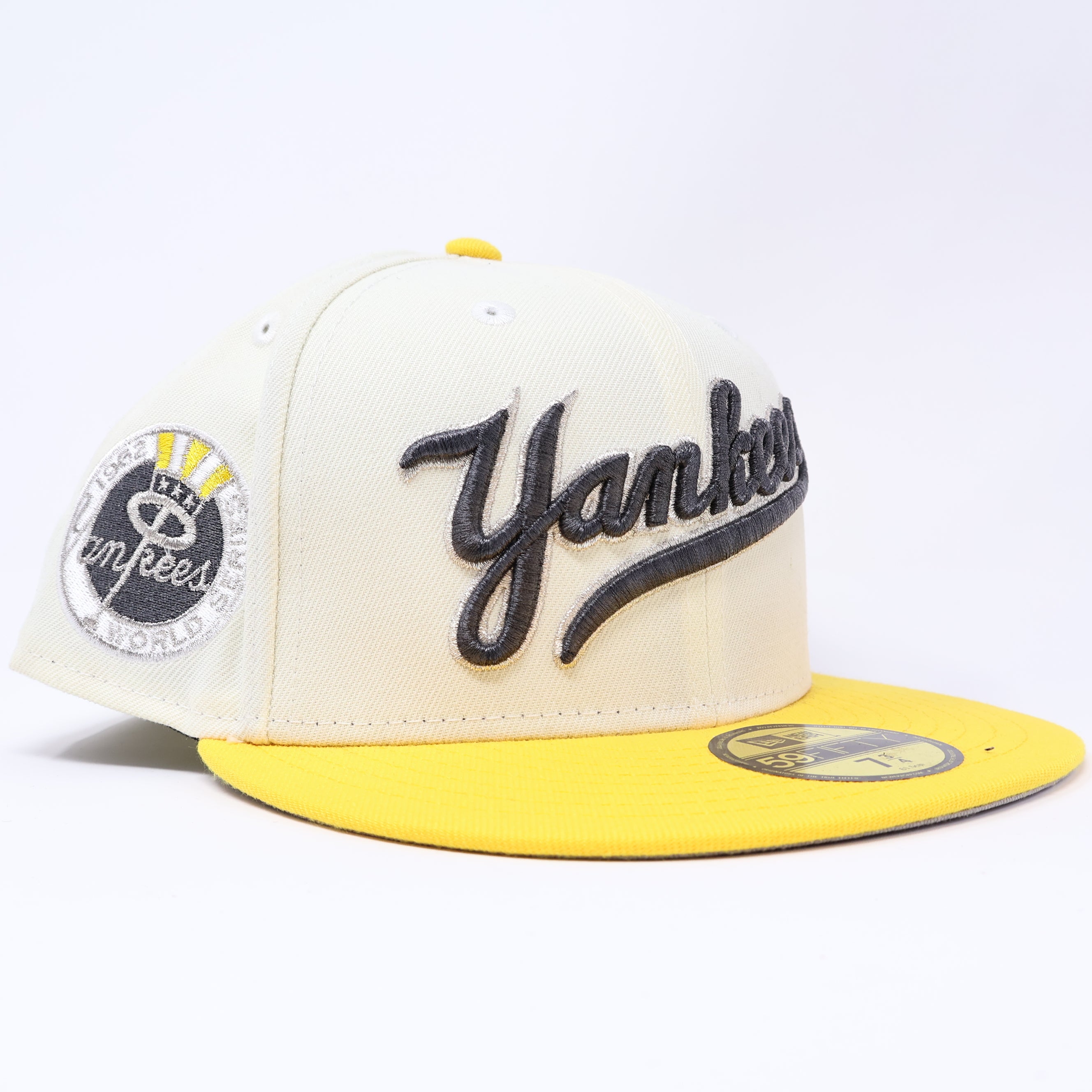 NWT 3/4 Chrome New York Yankees 1963 World Series 59fifty New Era Fitted Hat Cap