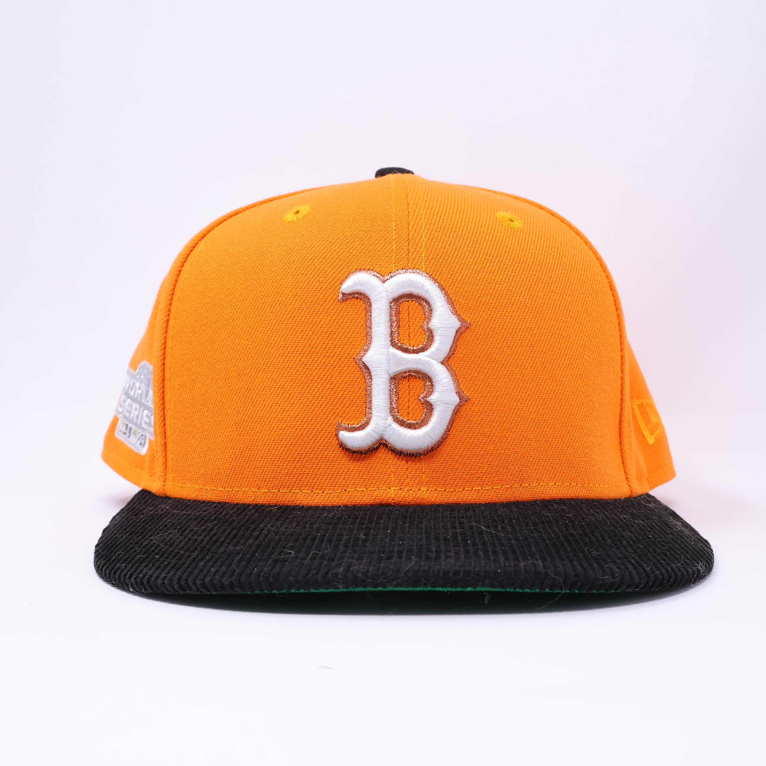 USED 3/4 Orange Boston Red Sox 2004 World Series 59fifty New Era Fitted Hat Cap