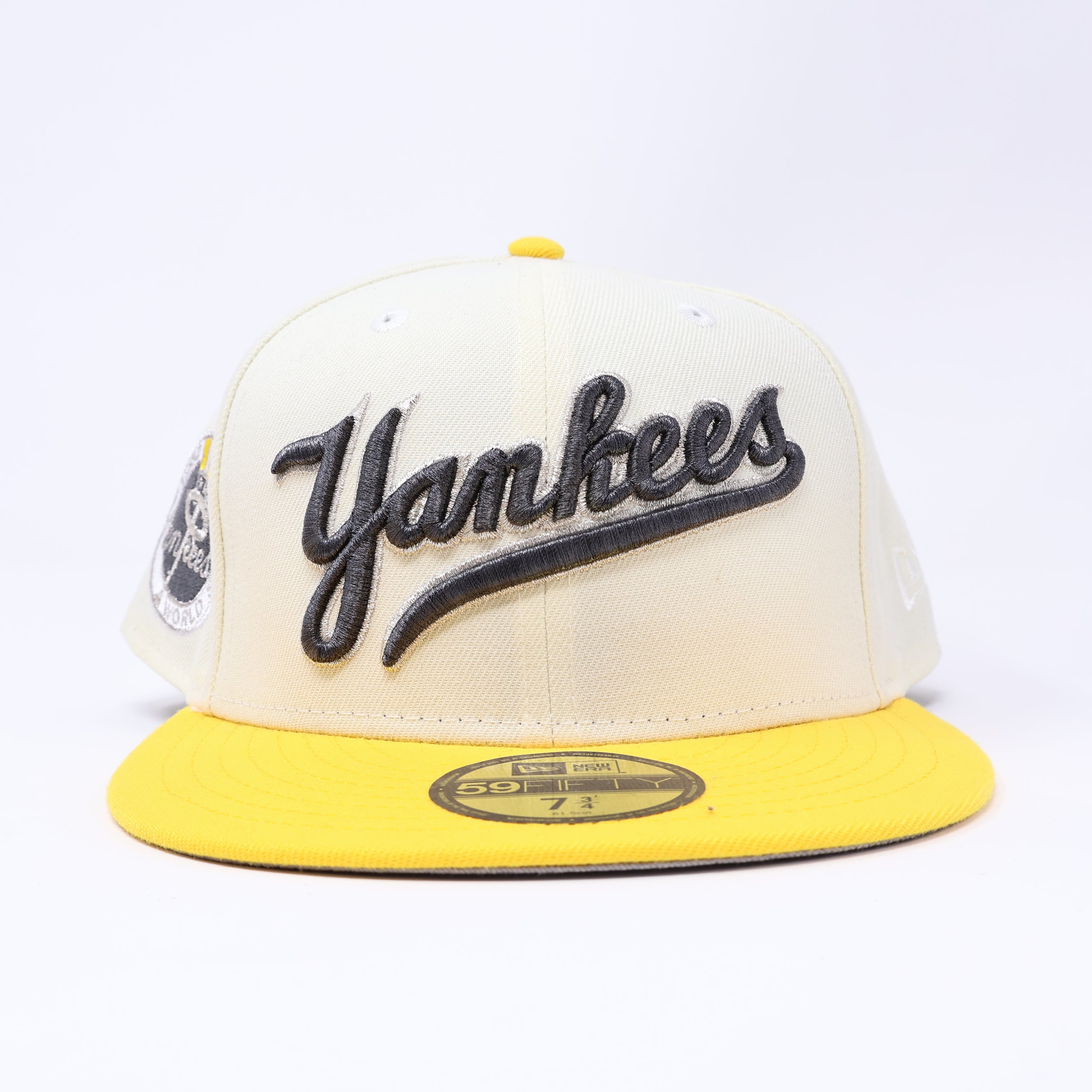 NWT 3/4 Chrome New York Yankees 1963 World Series 59fifty New Era Fitted Hat Cap