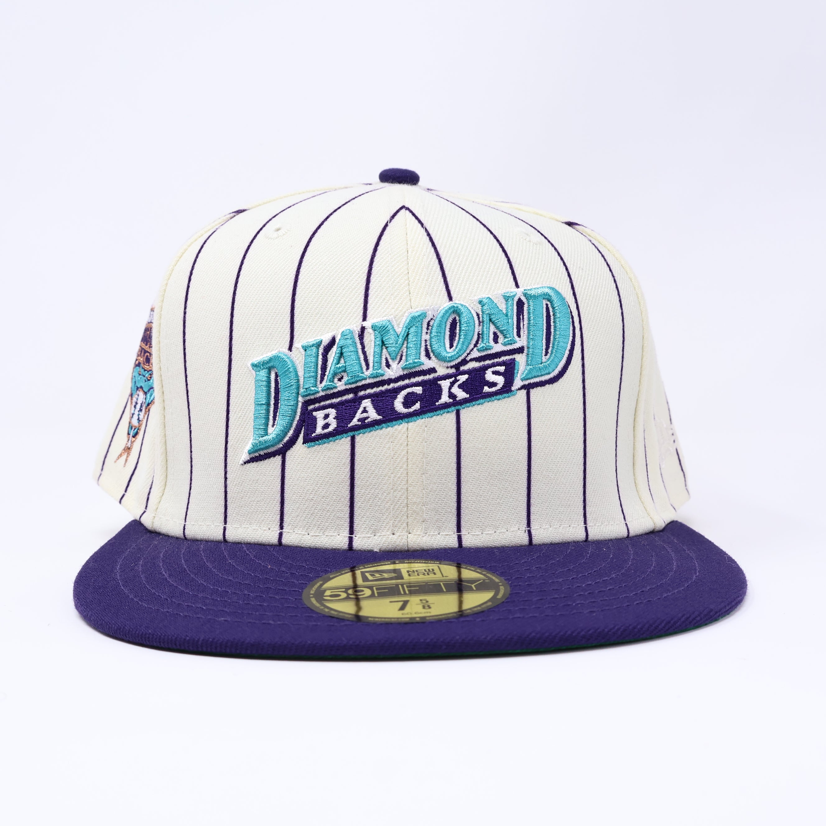 7 5/8 Arizona Diamondbacks Inaugural Season Pinstripe 59fifty New Era Fitted Cap