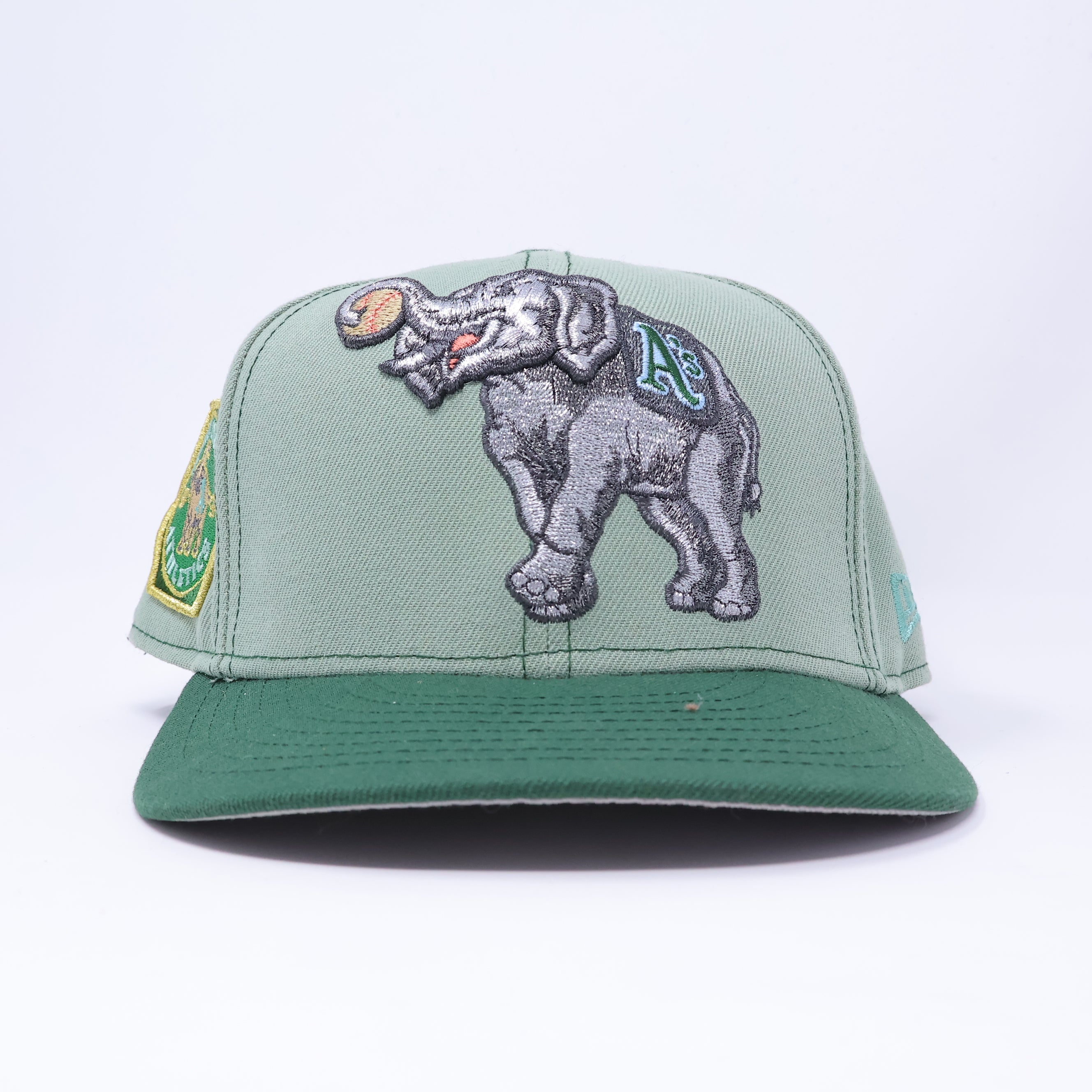 USED 3/8 Green Oakland Athletics 1930 World Series 59fifty New Era Fitted Hat Cap
