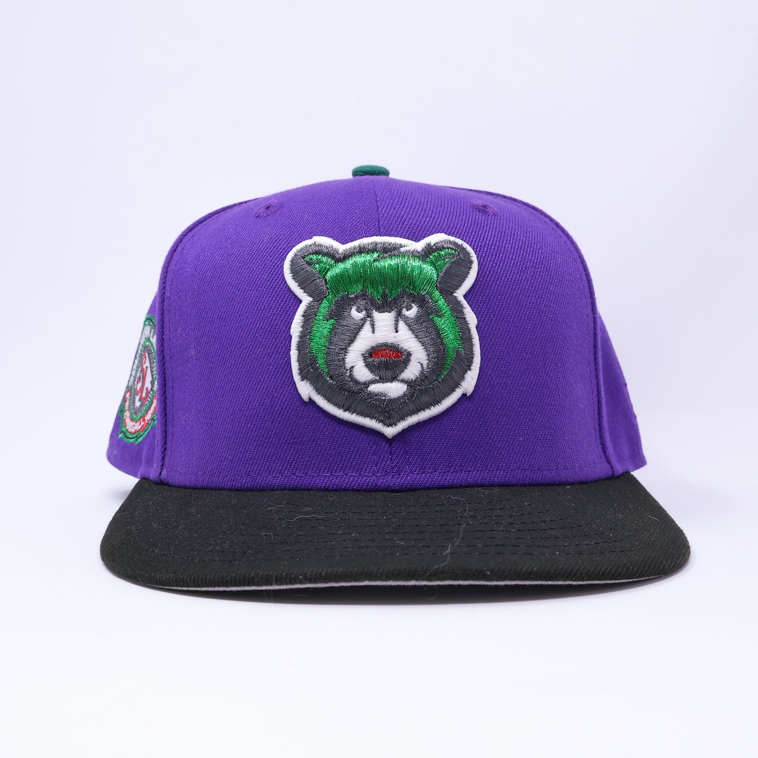 USED 3/8 Purple Tennessee Smokey Southern League 59fifty New Era Fitted Hat Cap