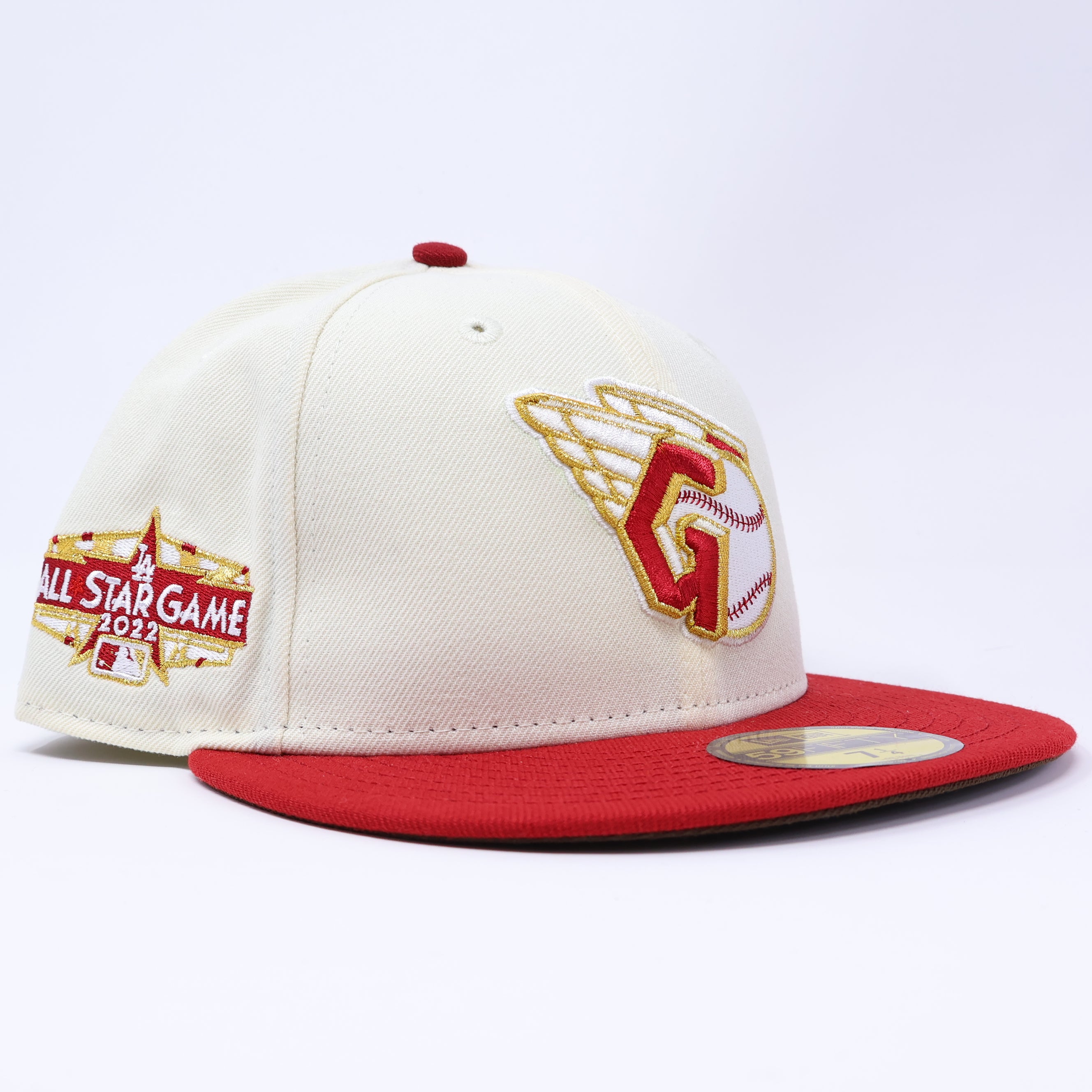 NWT 1/4 Chrome Cleveland Guardians 2022 All Star Game 59fifty New Era Fitted Hat Cap