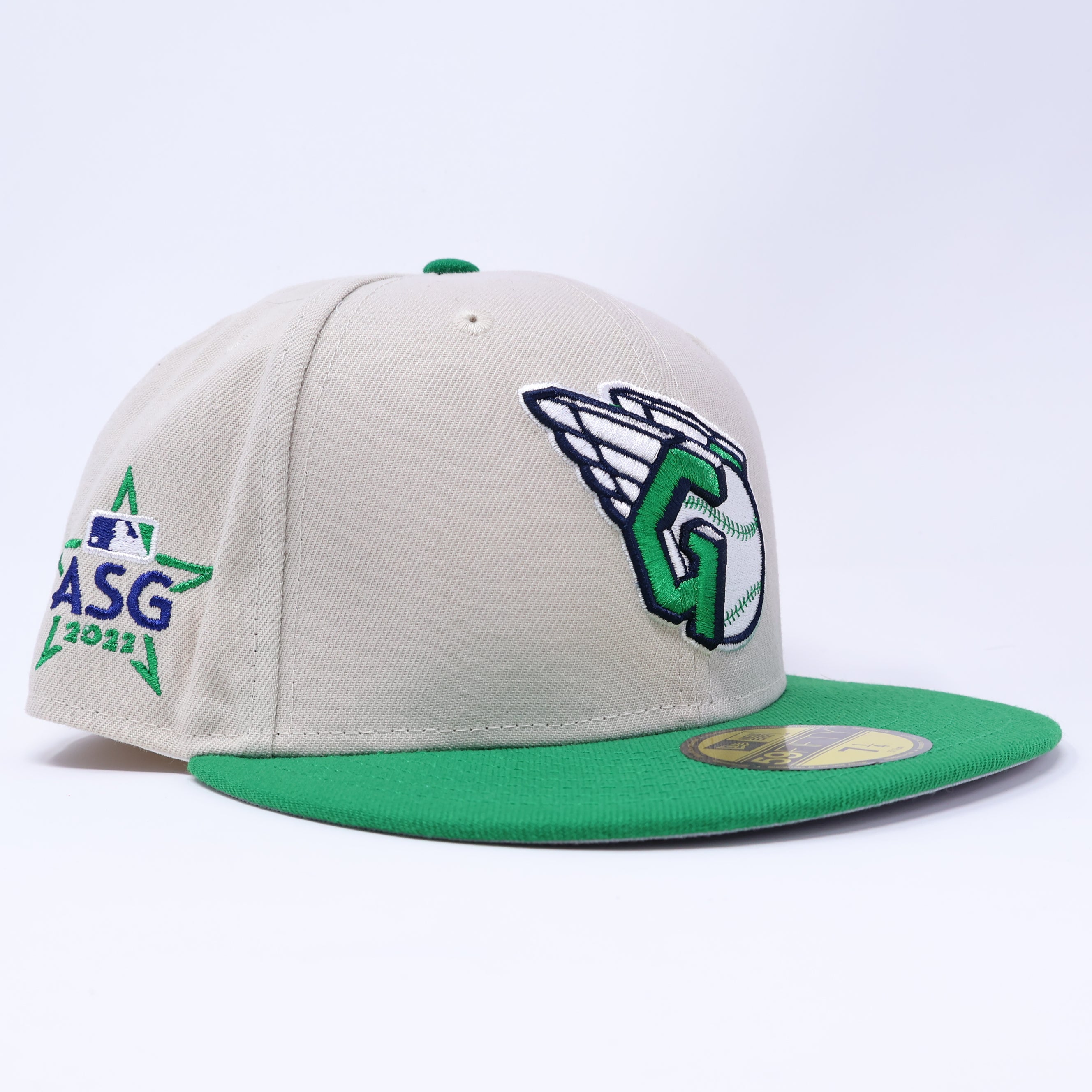 NWT 1/4 Stone Cleveland Guardians ASG 2022 59fifty New Era Fitted Hat Cap