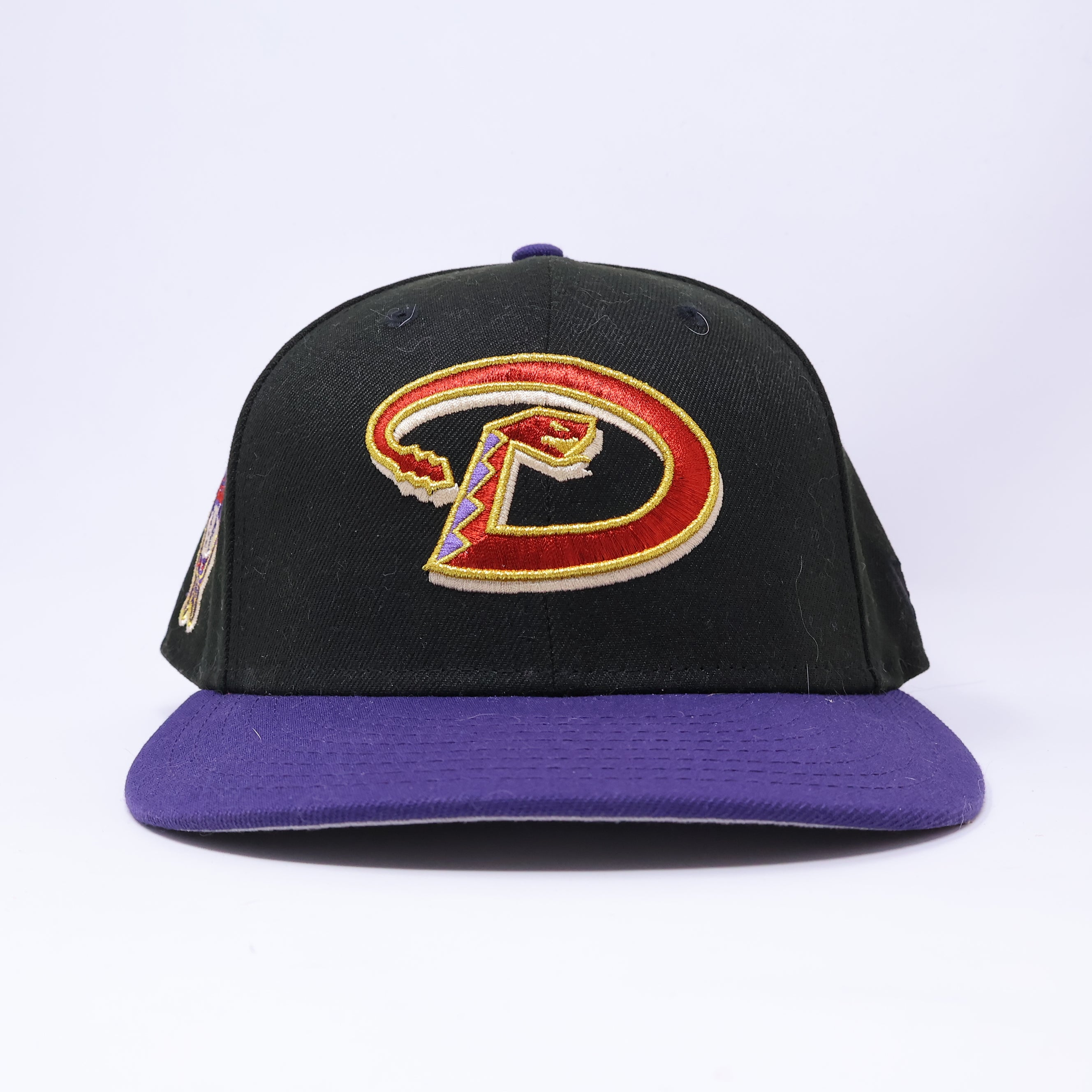 USED 1/4 Black Arizona Diamondbacks 1998 59fifty New Era Fitted Hat Cap