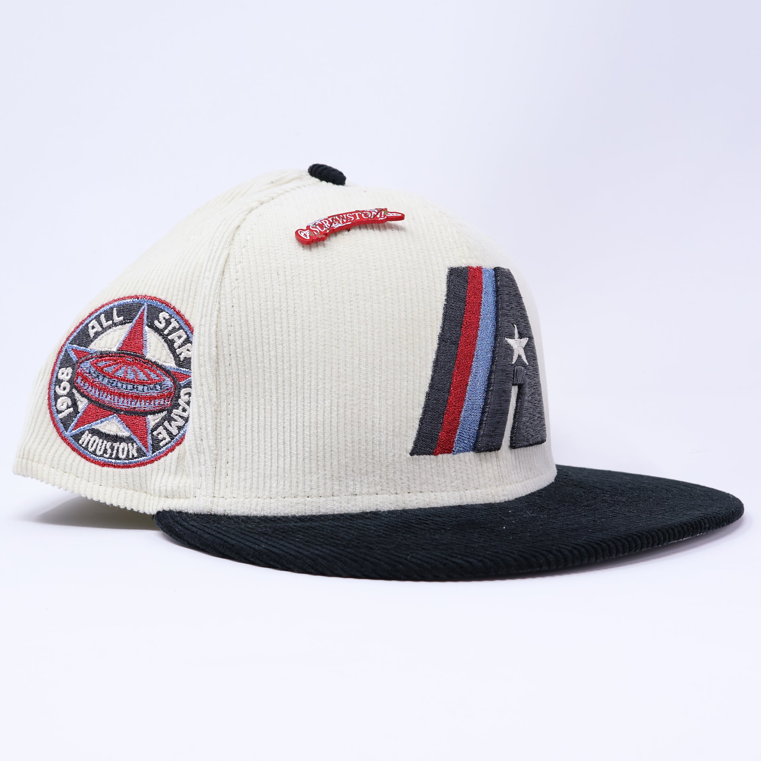 NWT 1/2 Chrome Houston Astros 1968 All Star Game 59fifty New Era Fitted Hat Cap
