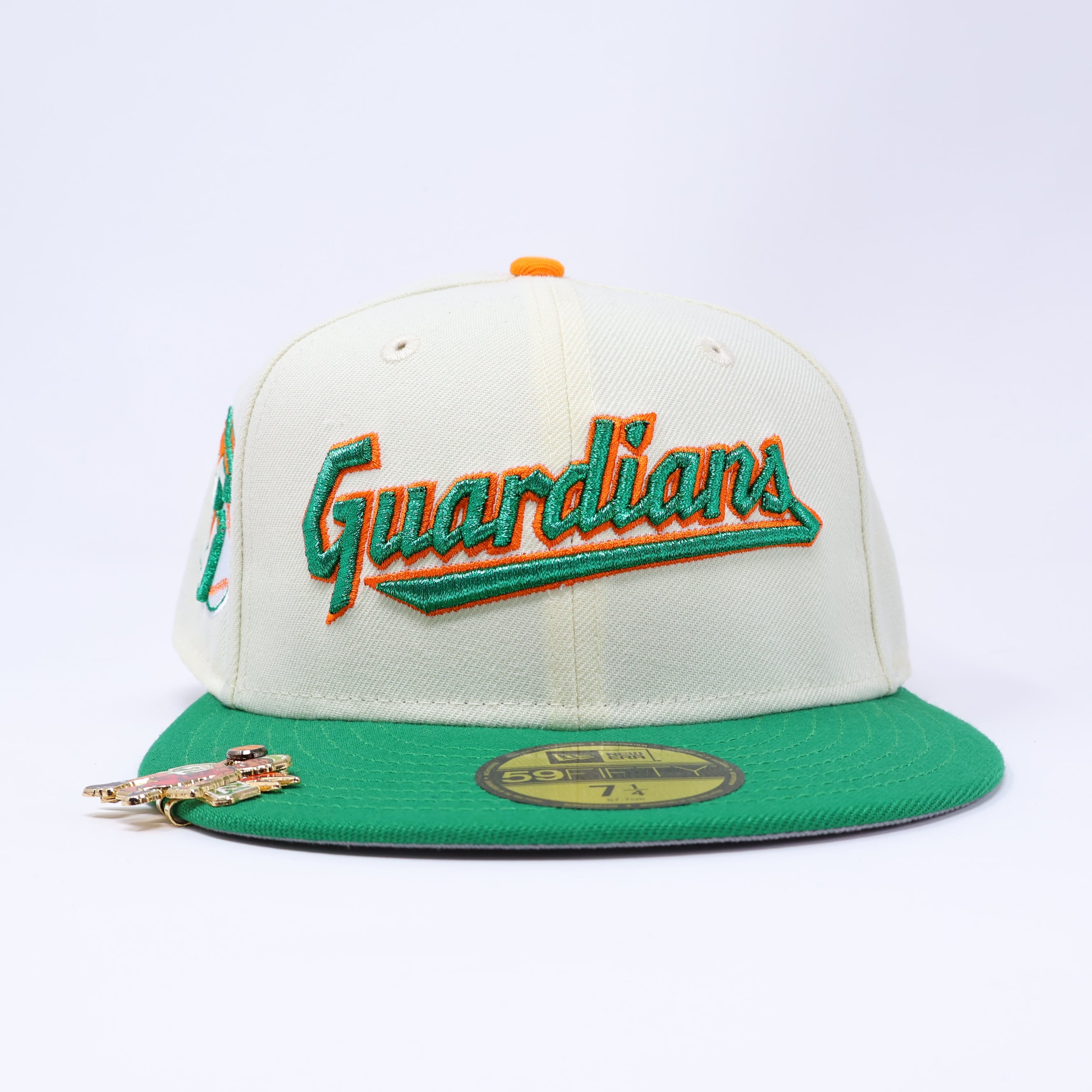 NWT 1/4 Chrome Cleveland Guardians Gatorade Inspired 59fifty New Era Fitted Hat Cap