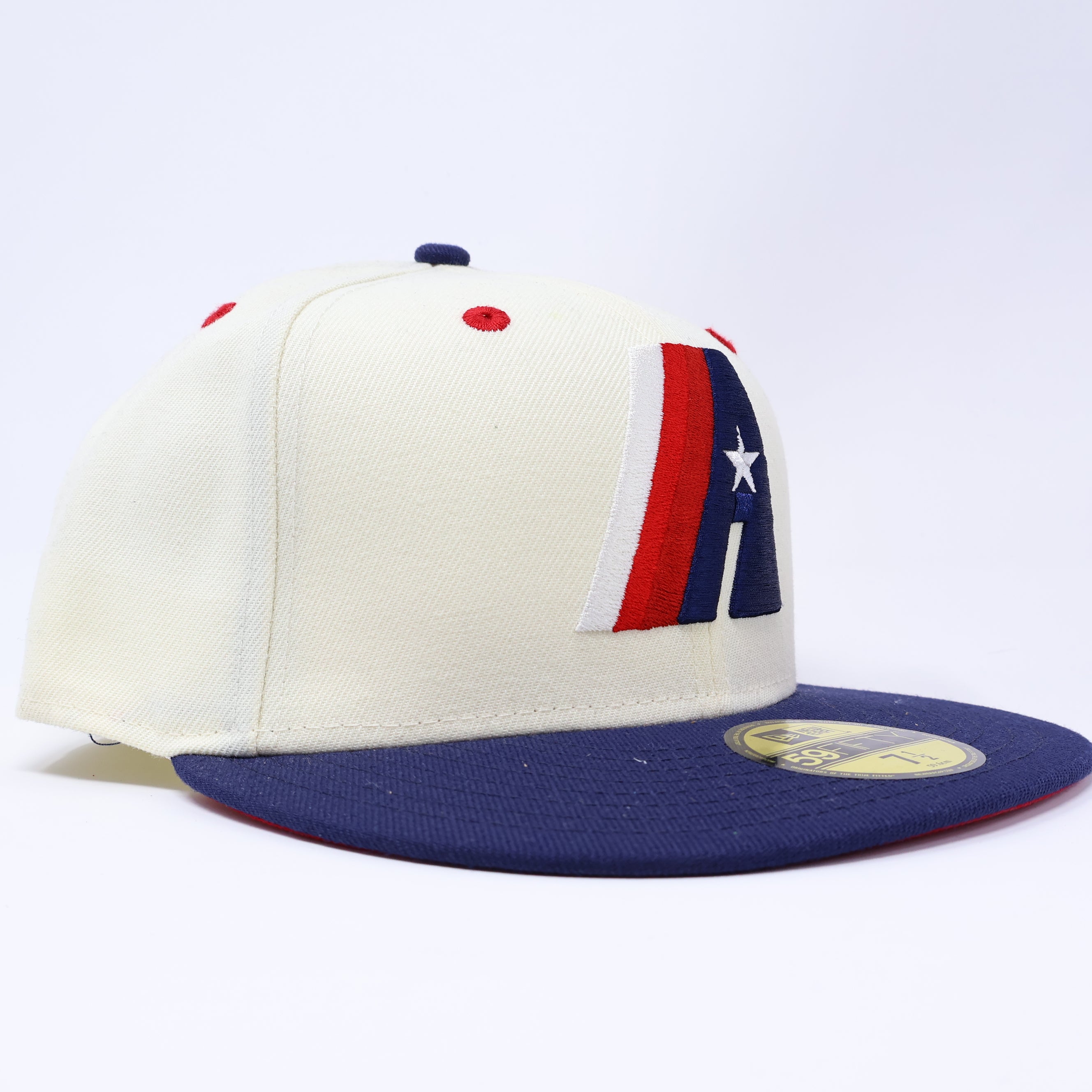 1/2 NEW Chrome Houston Astros Prototype Simple 59fifty New Era Fitted Hat Cap
