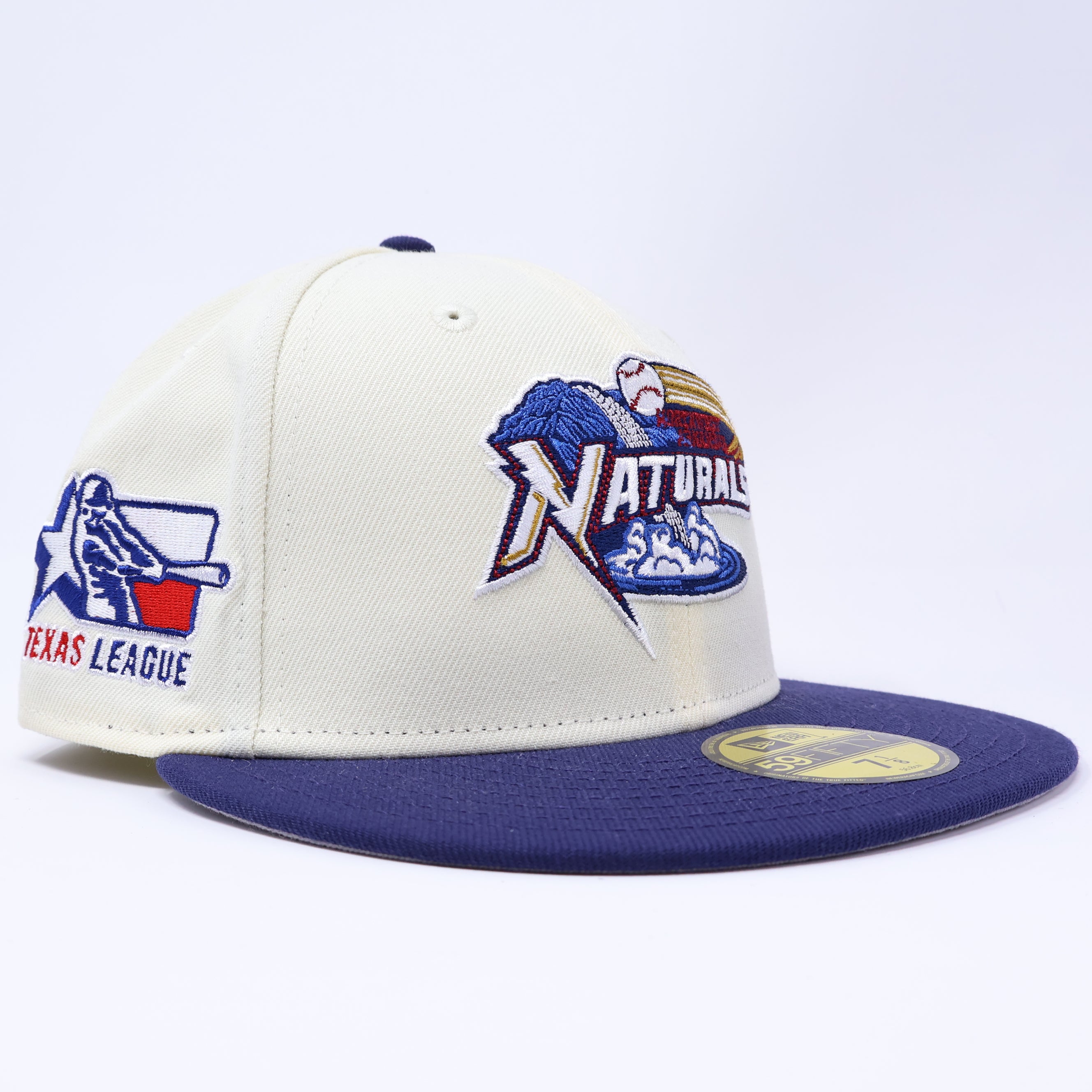 NWT 1/8 Chrome Northwest Arkansas Naturals Texas Minor League 59fifty New Era Fitted Hat Cap