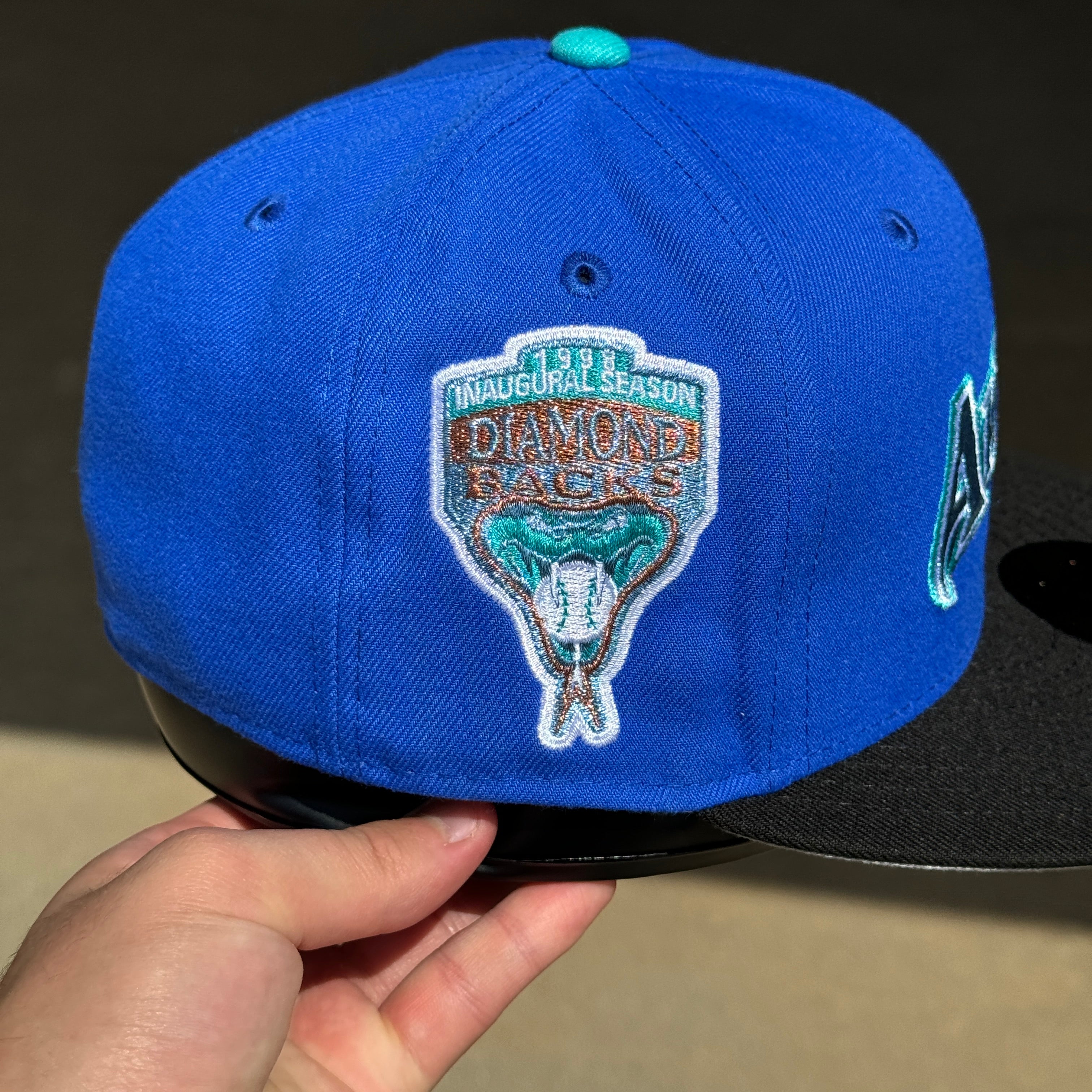 Arizona Diamondbacks outlet New Era Fitted Shoreline Exclusive 7 1/8 1998 Patch Blue UV