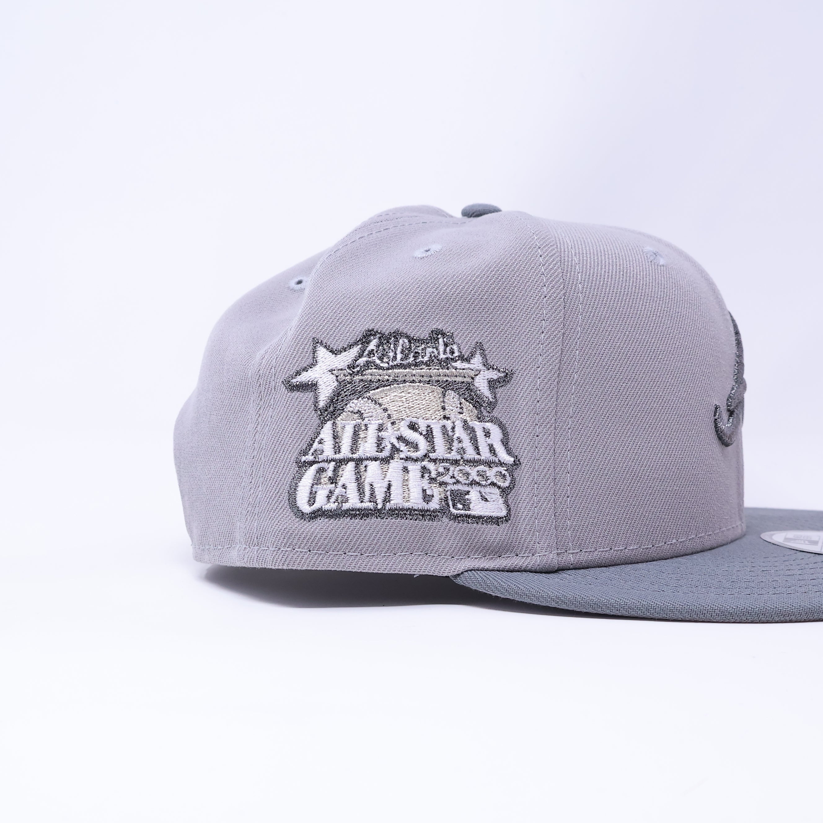NWT Gray Atlanta Braves 2000 All Star Game 9Fifty New Era Adjustable Snapback Hat 5 Panel