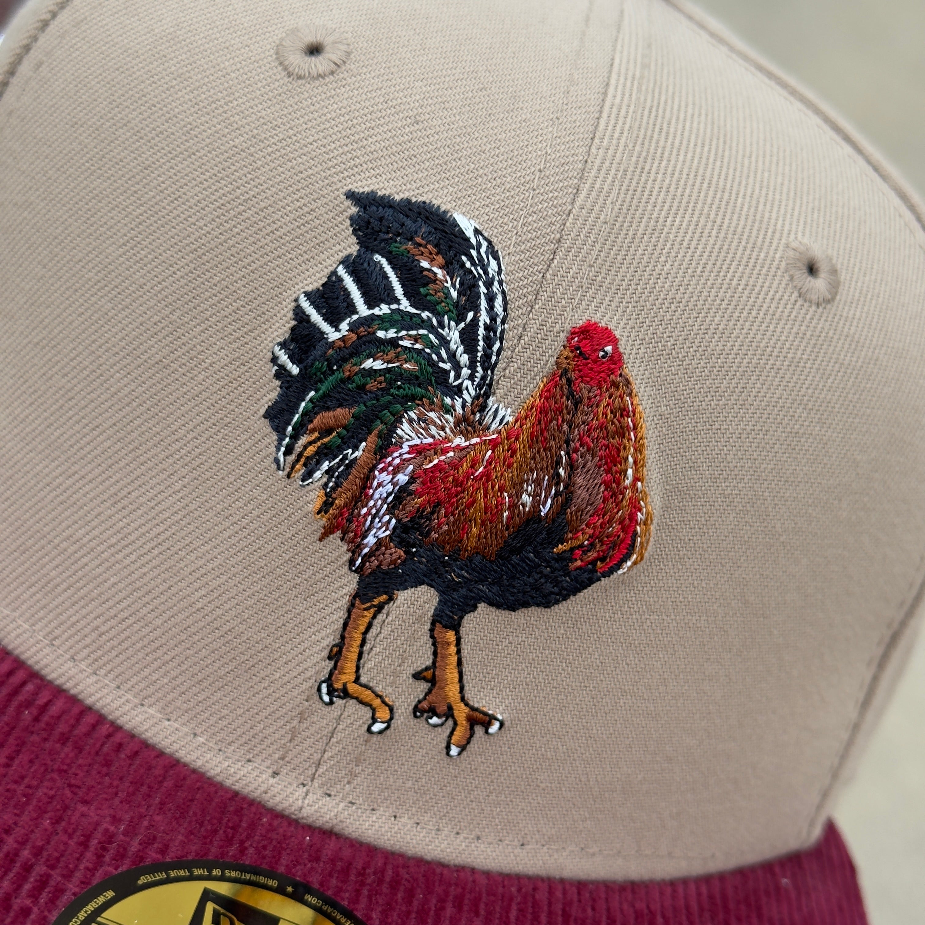 7 1/2 NEW Khaki Gallo Rooster Mexico WBC Classic League Flag 59fifty New Era Fitted Cap Hat