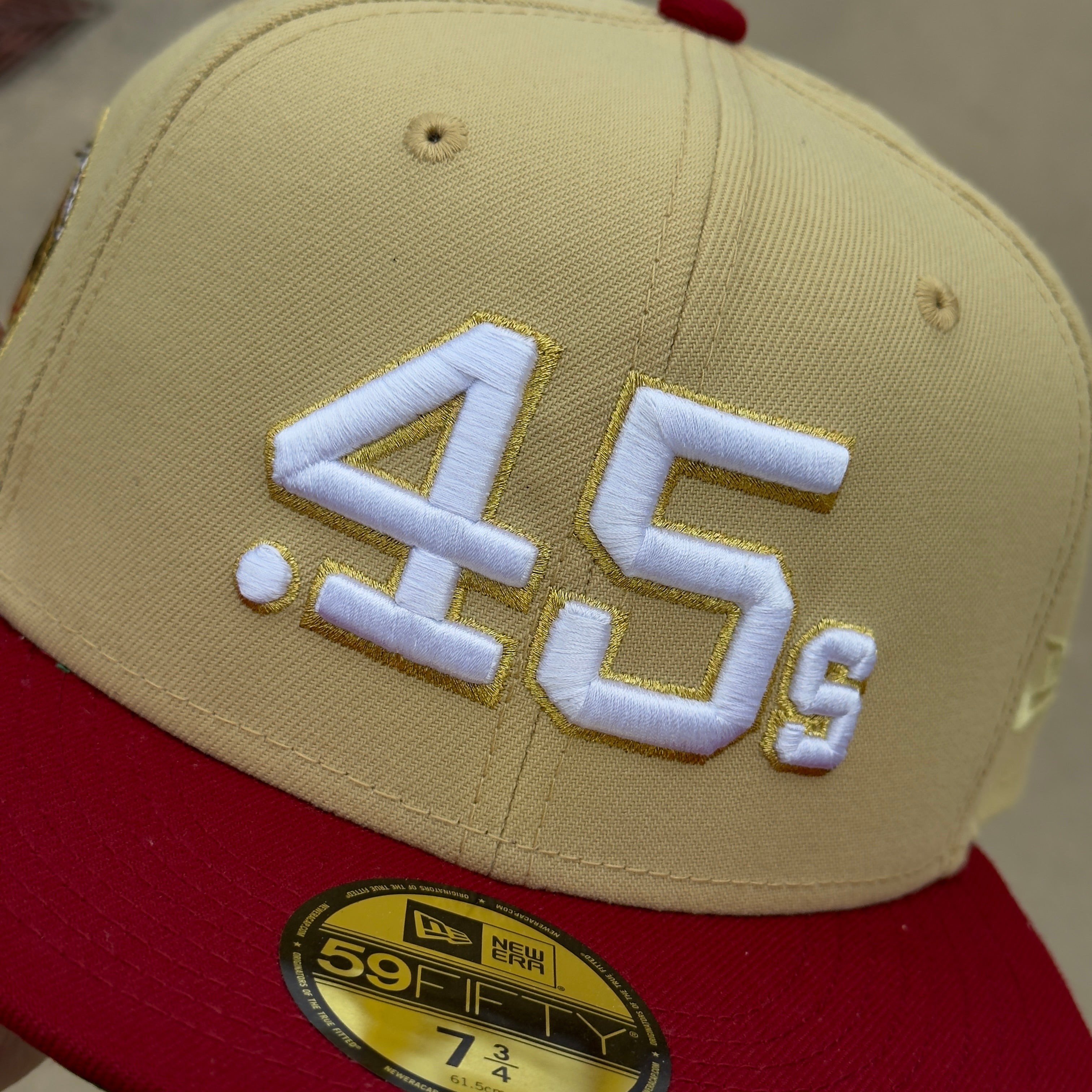 7 3/4 NEW Vegas Gold Houston Astros Colt 45 40 Years 59fifty New Era Fitted Cap