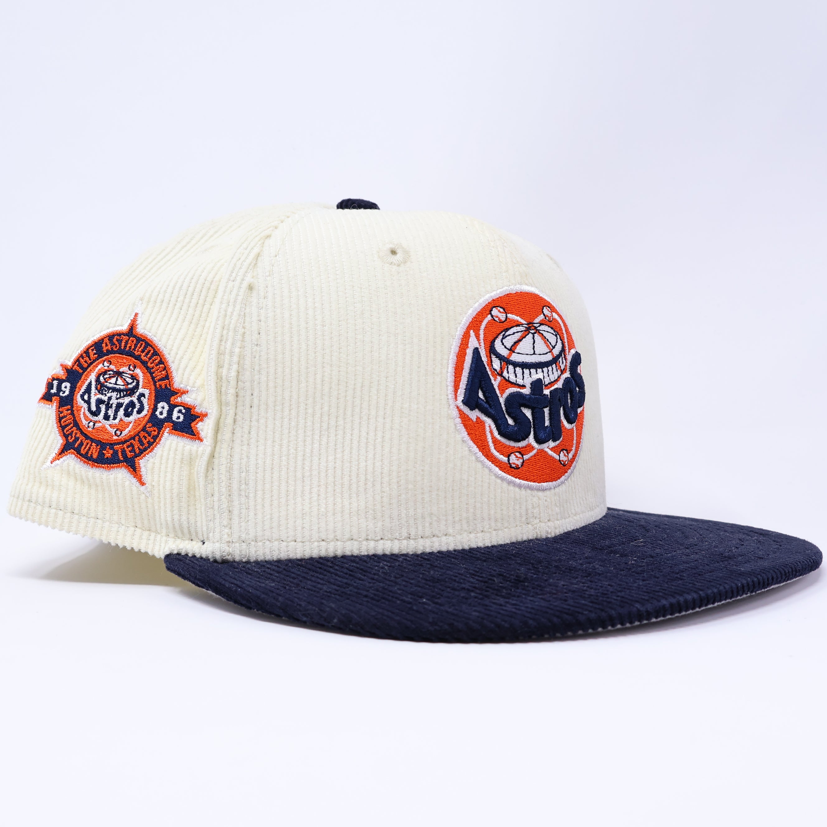 NWT 5/8 Chrome Houston Astros 1986 Astrodome 59fifty New Era Fitted Hat Cap