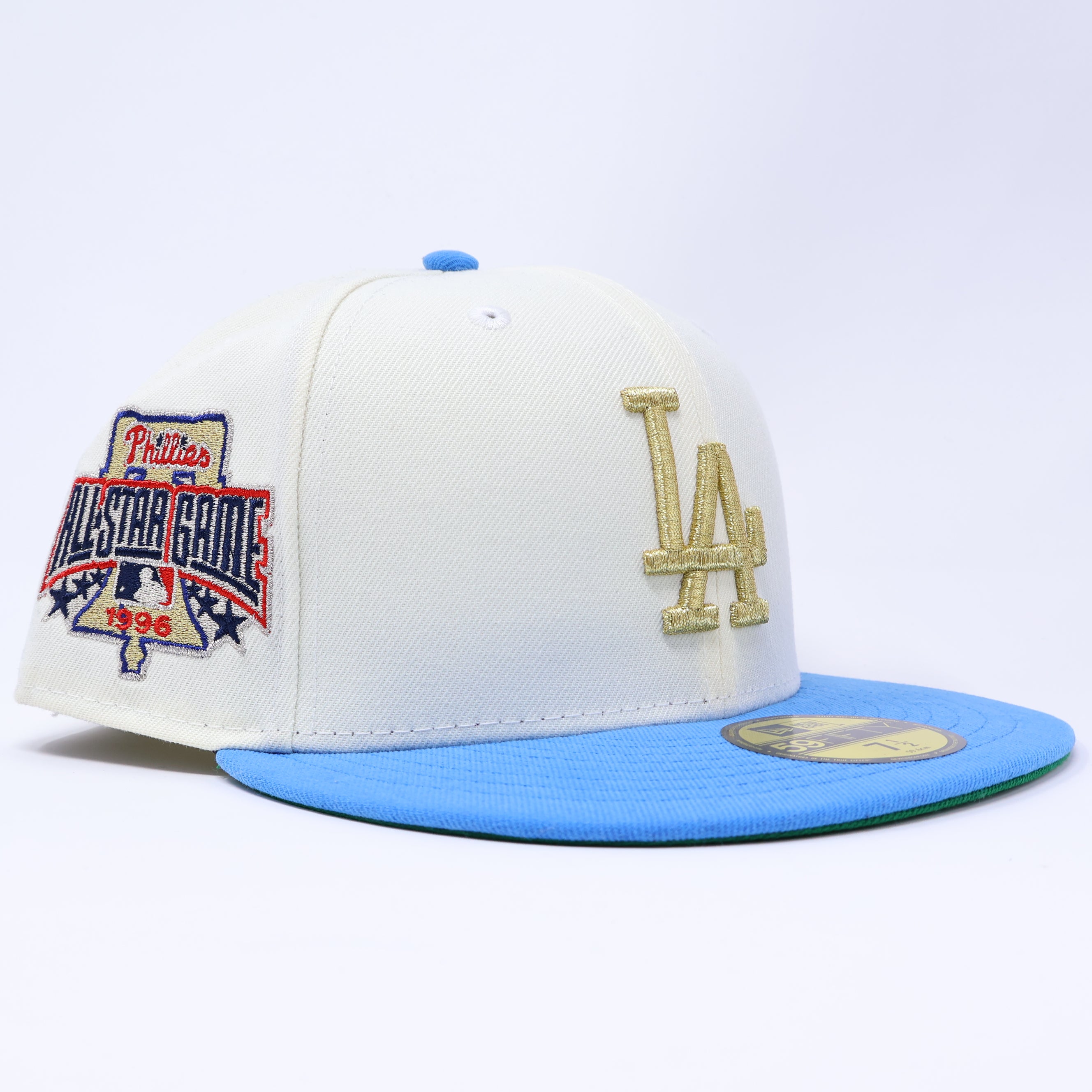 NWT 1/2 Chrome Los Angeles Dodgers 1996 All Star Game 59fifty New Era Fitted Hat Cap