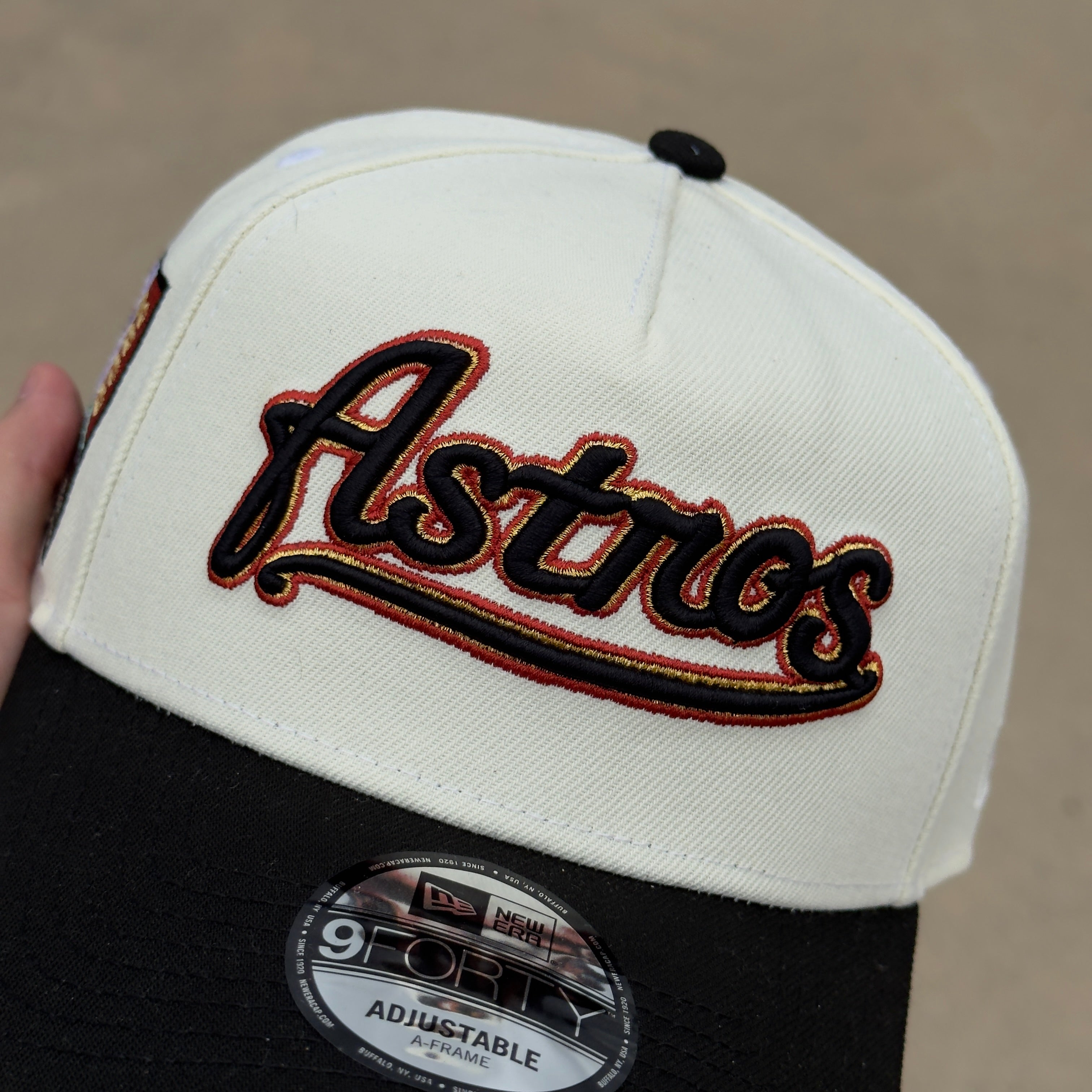 Chrome Houston Astros 2000 Inaugural 9Forty A-Frame Adjustable One Size Fits All New Era