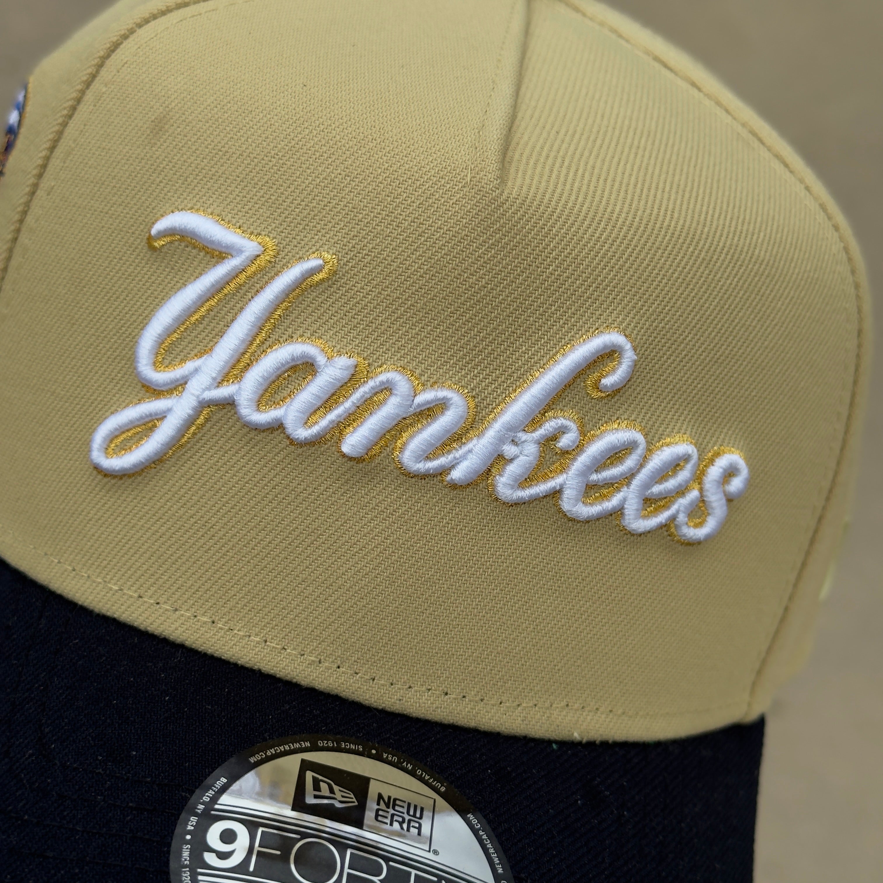 Vegas Gold New York Yankees Subway Series New Era 9Forty Adjustable One Size A-Frame