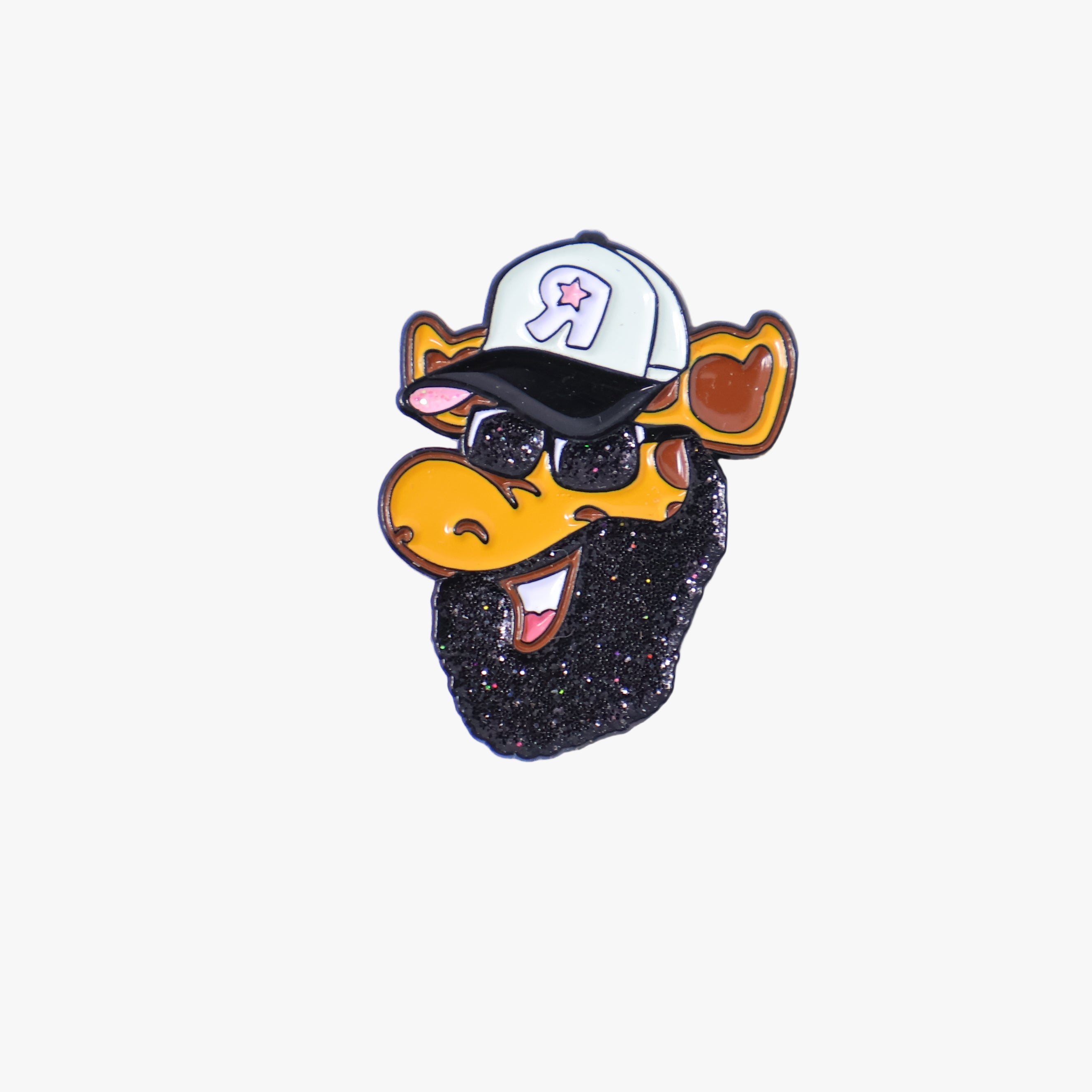 Unc Giraffe Graphic Pin