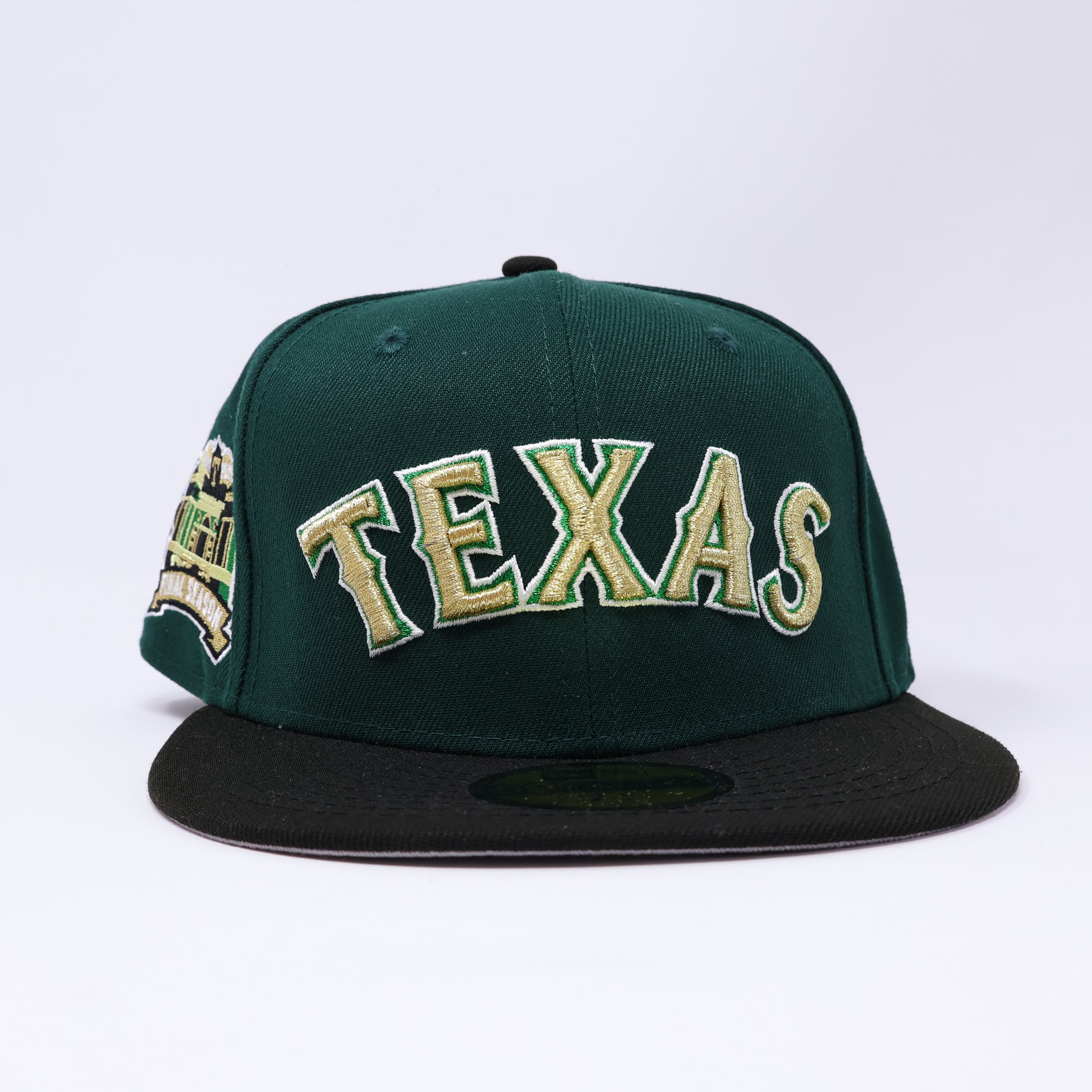 NWT 1/4 Green Dallas Texas Rangers Final Season 59fifty New Era Fitted Hat Cap
