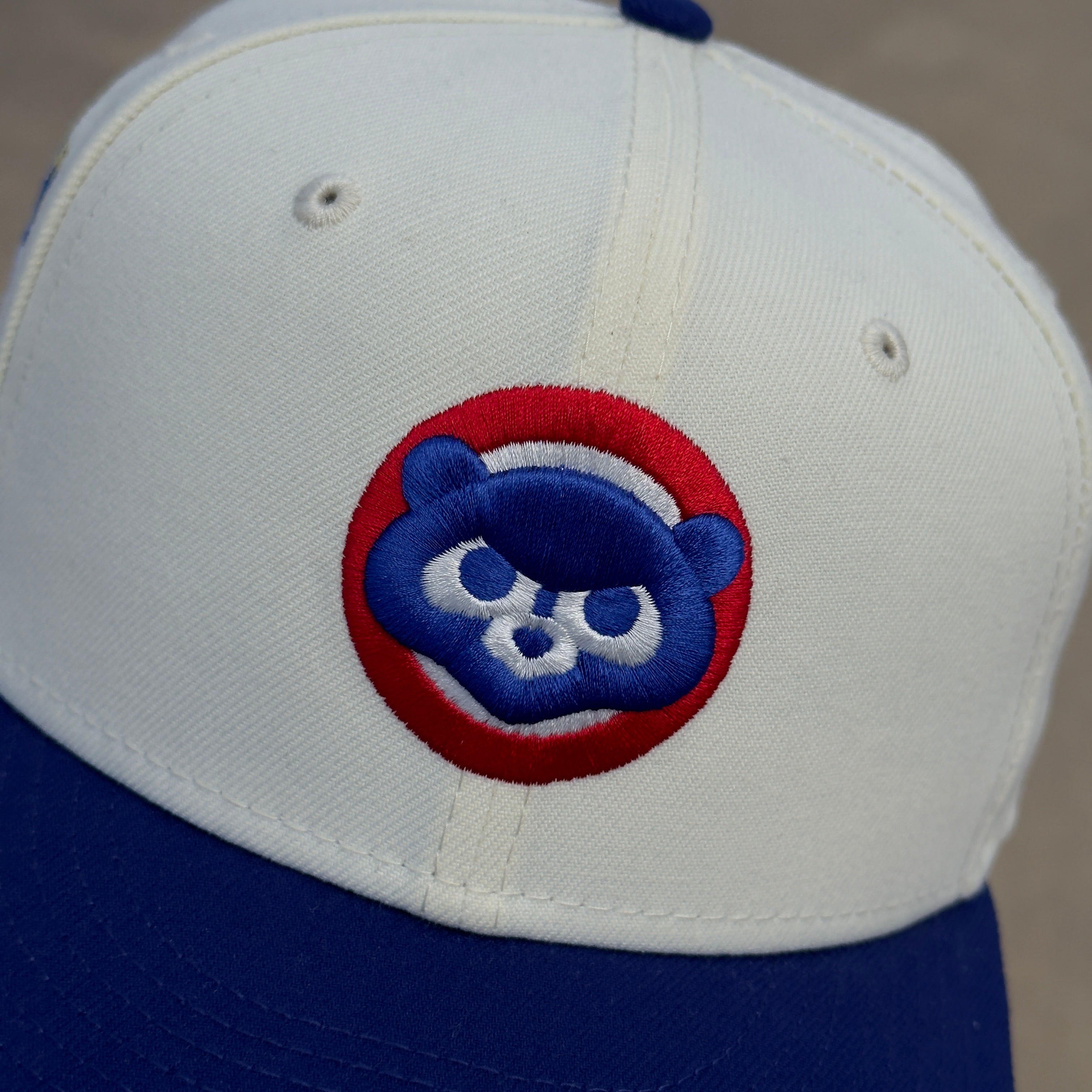 7 1/8 USED Chrome Chicago Cubs 1990 All Star Game 59fifty New Era Fitted Cap