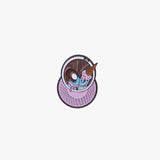 Underbrim Characters Graphic Pin