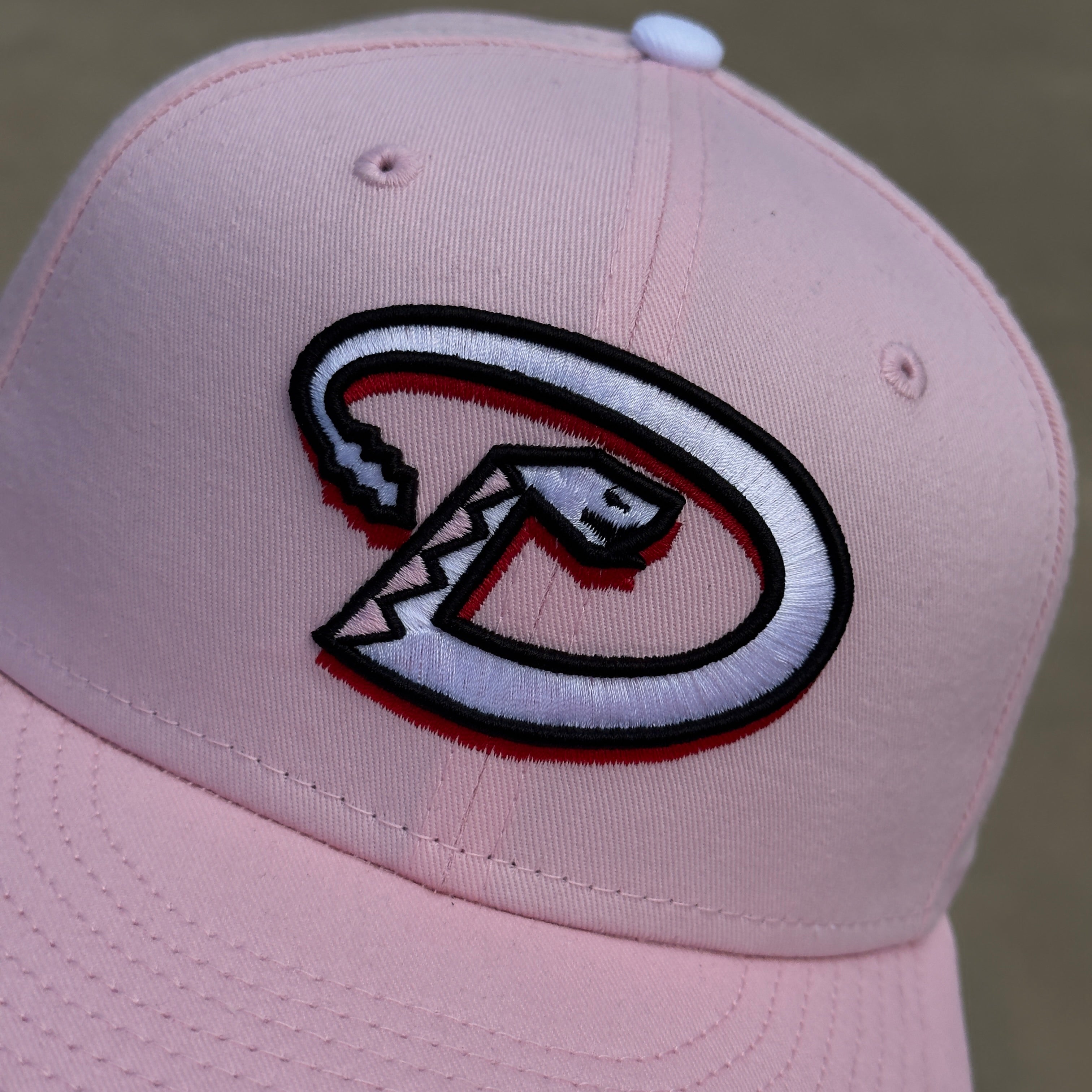 7 1/8 USED Pink Arizona Diamondbacks 20th Anniversary 59fifty New Era Fitted Cap