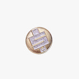 Crypto Graphic Coin Pin