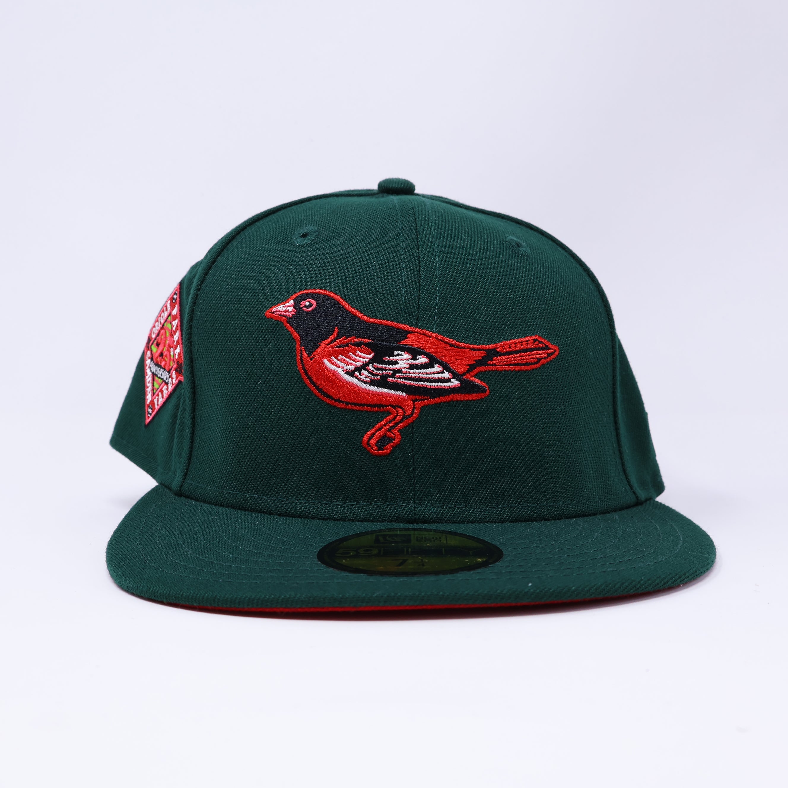 Green Baltimore Orioles 25th Anniversary 59fifty New Era Fitted Hat Cap