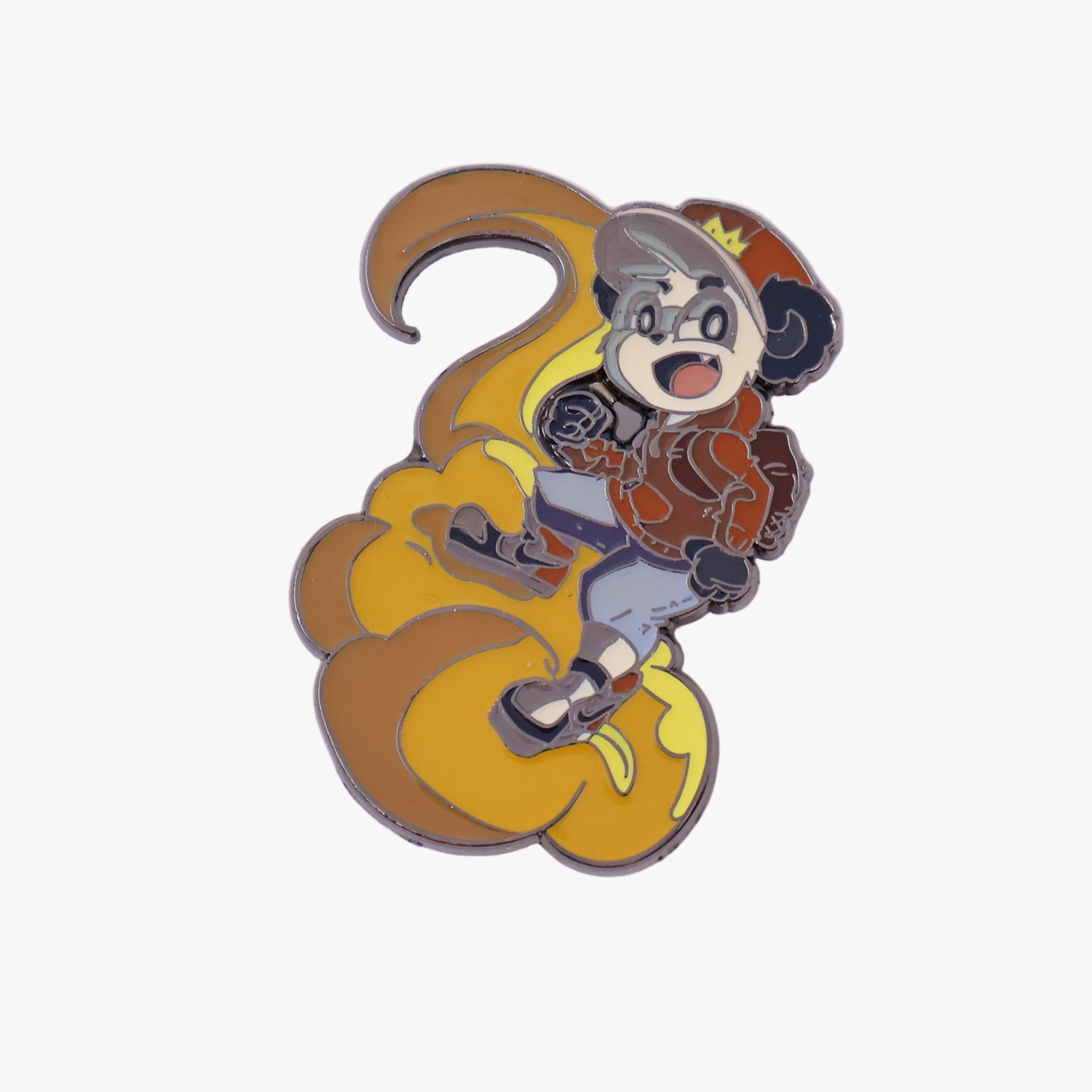 Anime Panda Graphic Pin