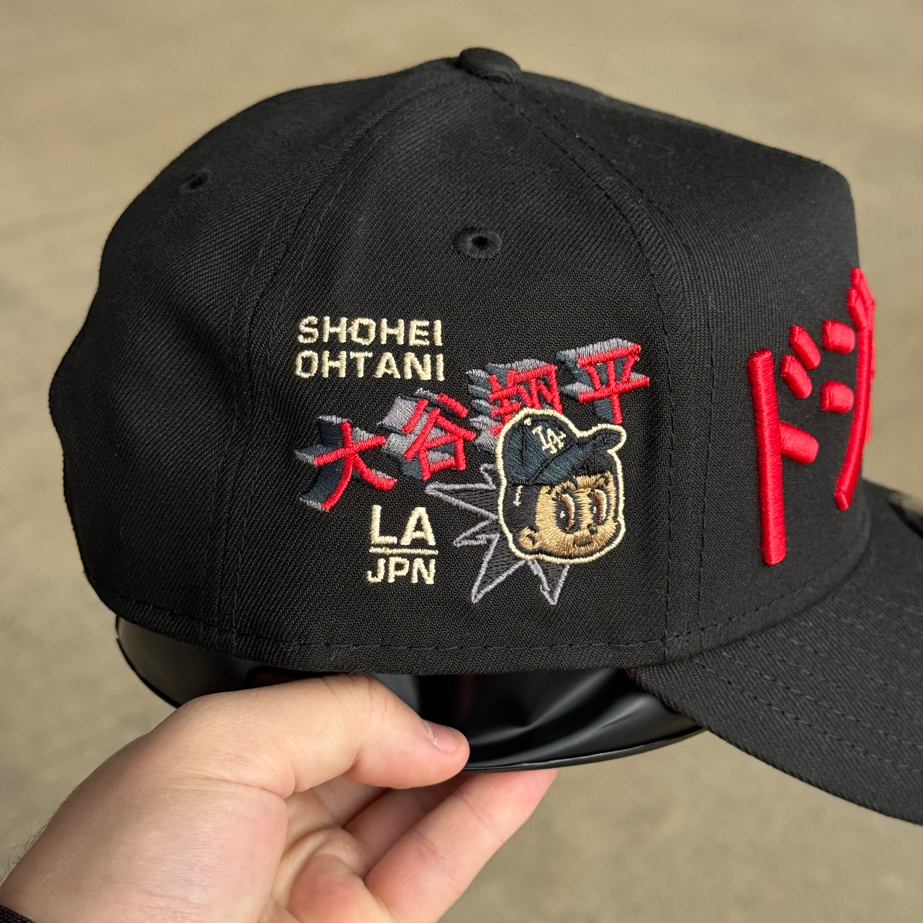 NWT Black Los Angeles Dodgers Kanji Shohei Ohtani 9Forty New Era