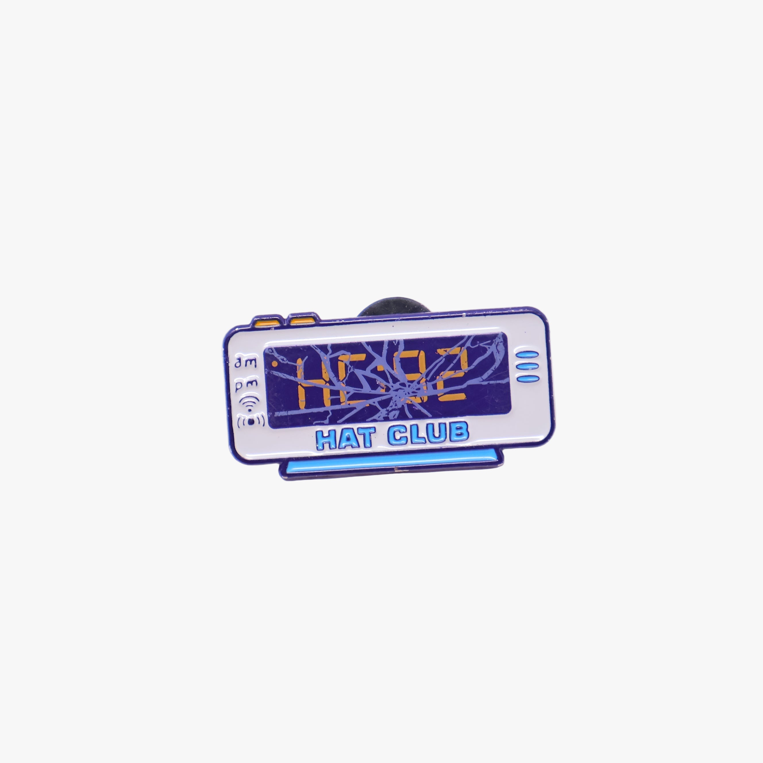 Hat Club Broken Clock Graphic Pin