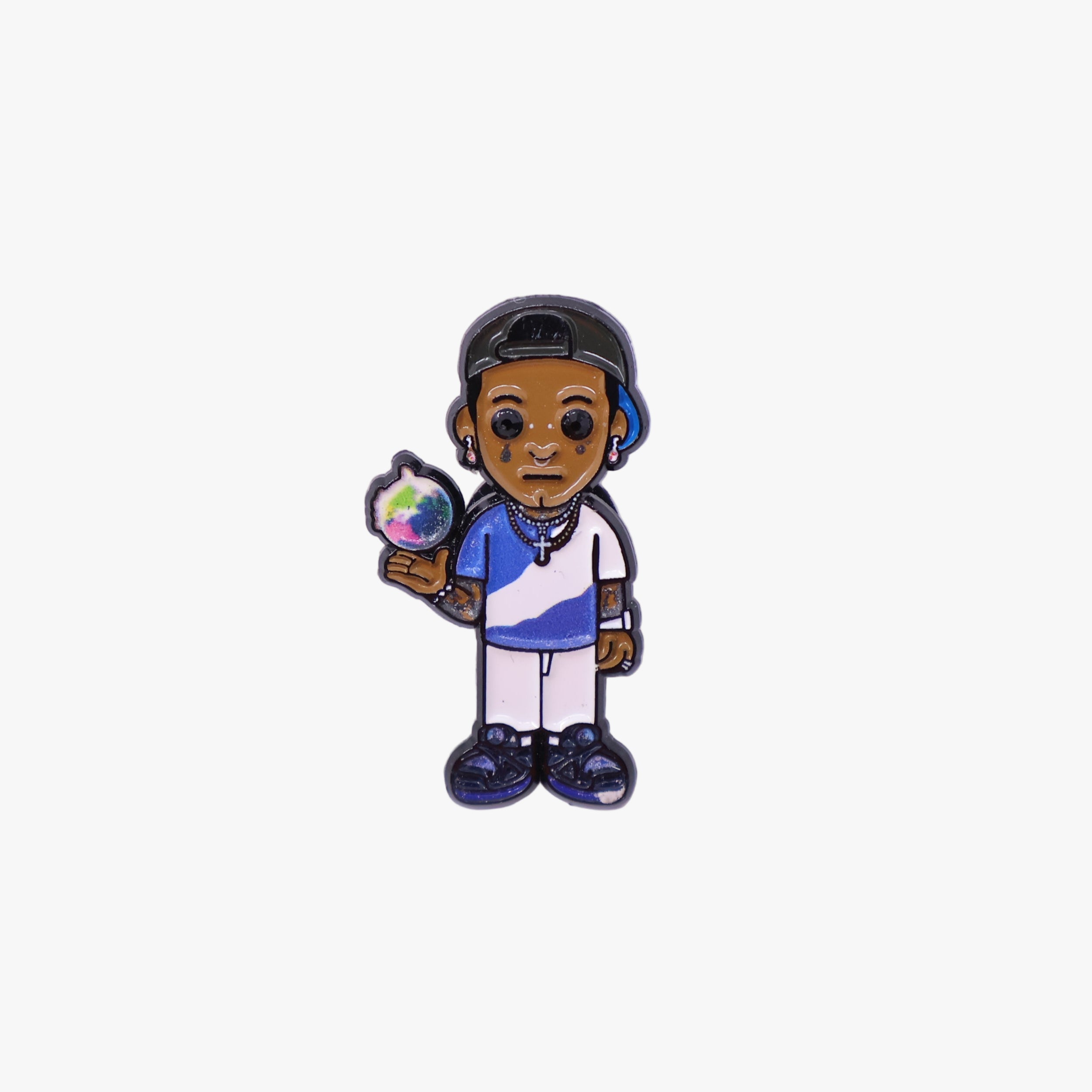 Dope Bape-like character Graphic Pin