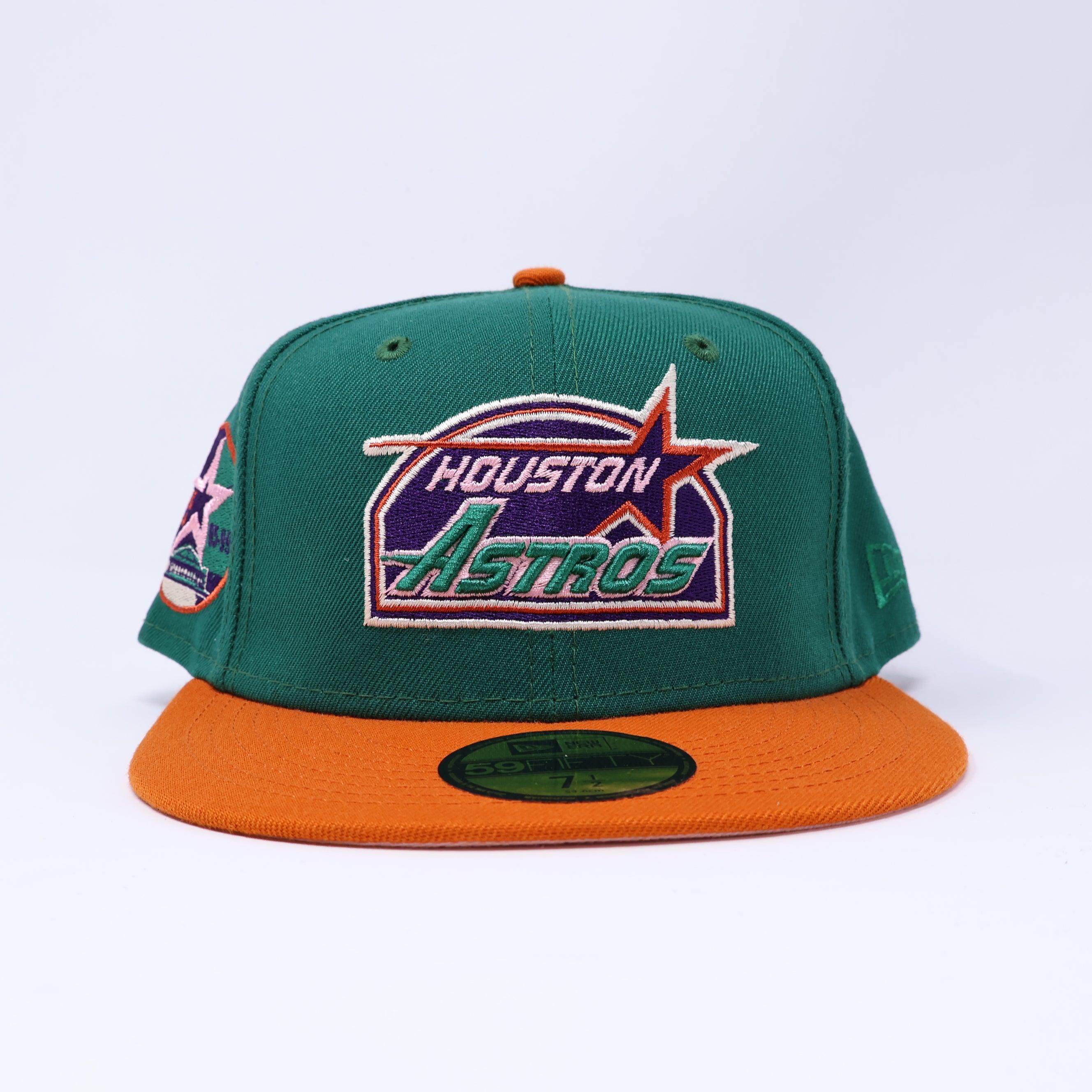 NEW 1/2 Green Houston Astros 35 Great Years Hatclub 59FIFTY New Era Fitted Hat Cap
