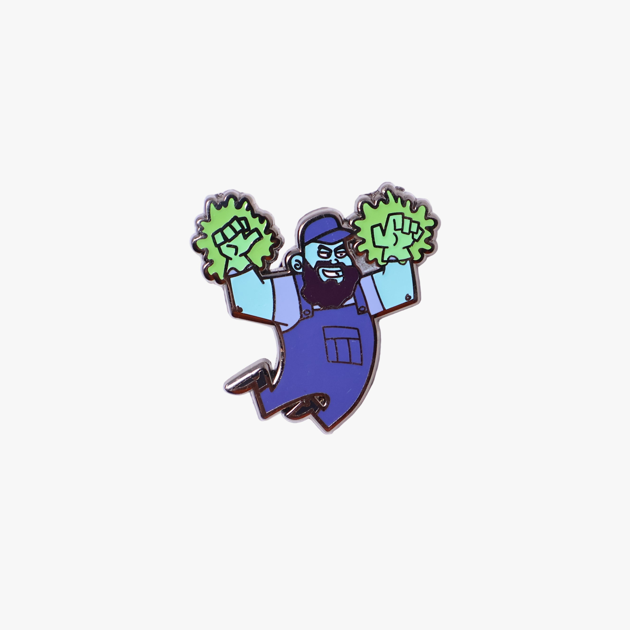 Cartoon Character Graphic Pin