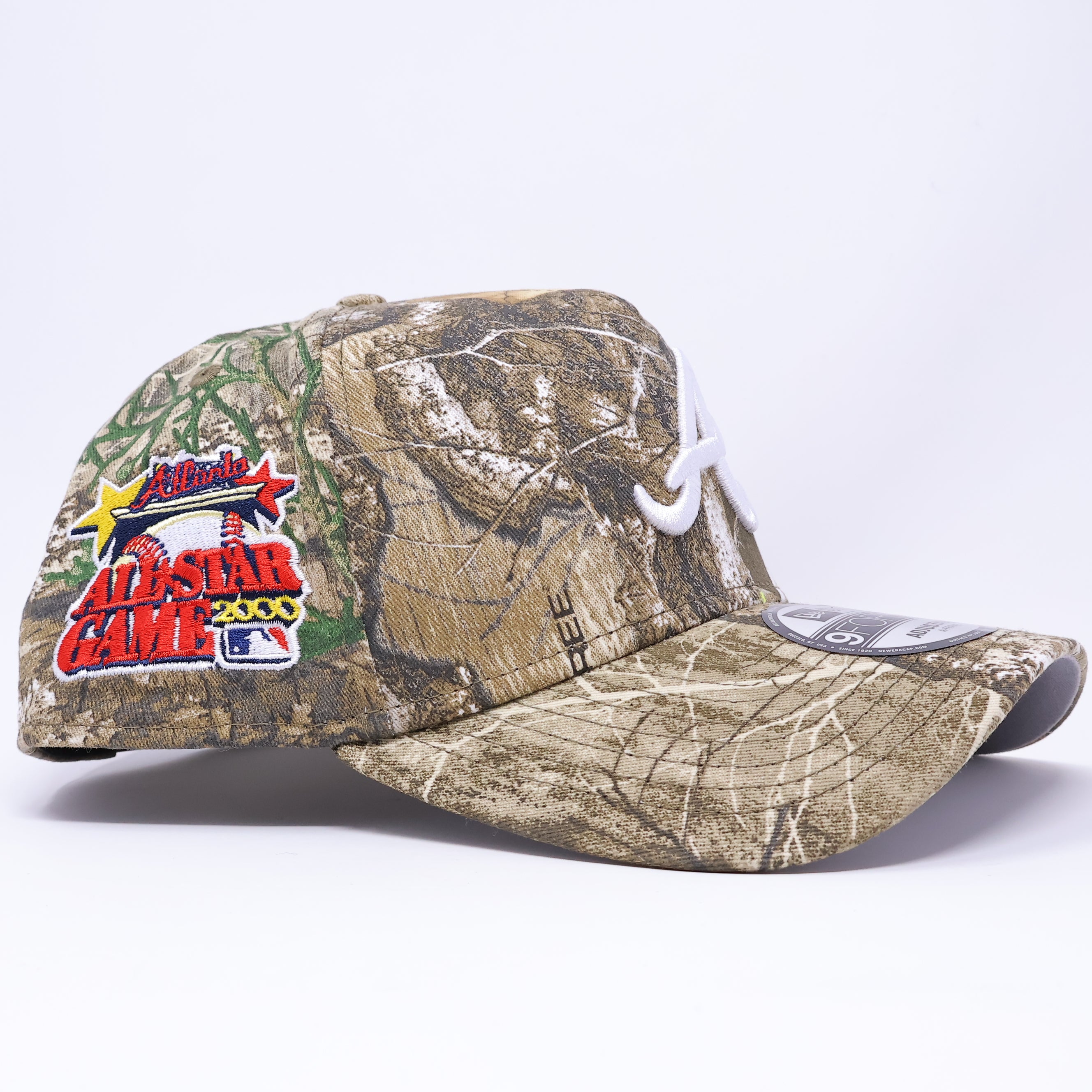 NWT Realtree Atlanta Braves 2000 All-star Game 9Forty A-Frame New Era Adjustable Snapback Hat 5 Panel