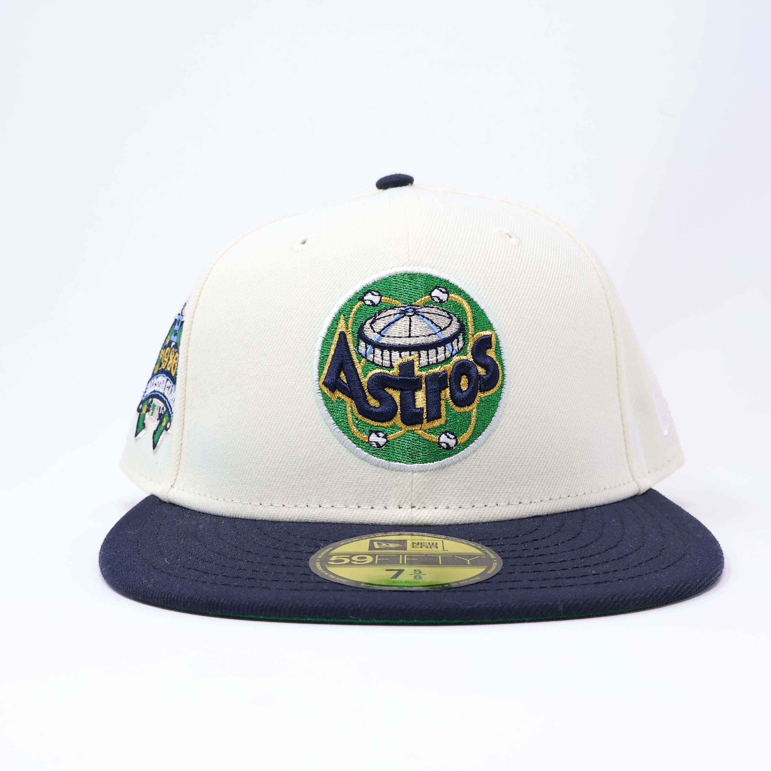 NWT 5/8 Chrome Houston Astros 1986 All-Star Game 59fifty New Era Fitted Hat Cap