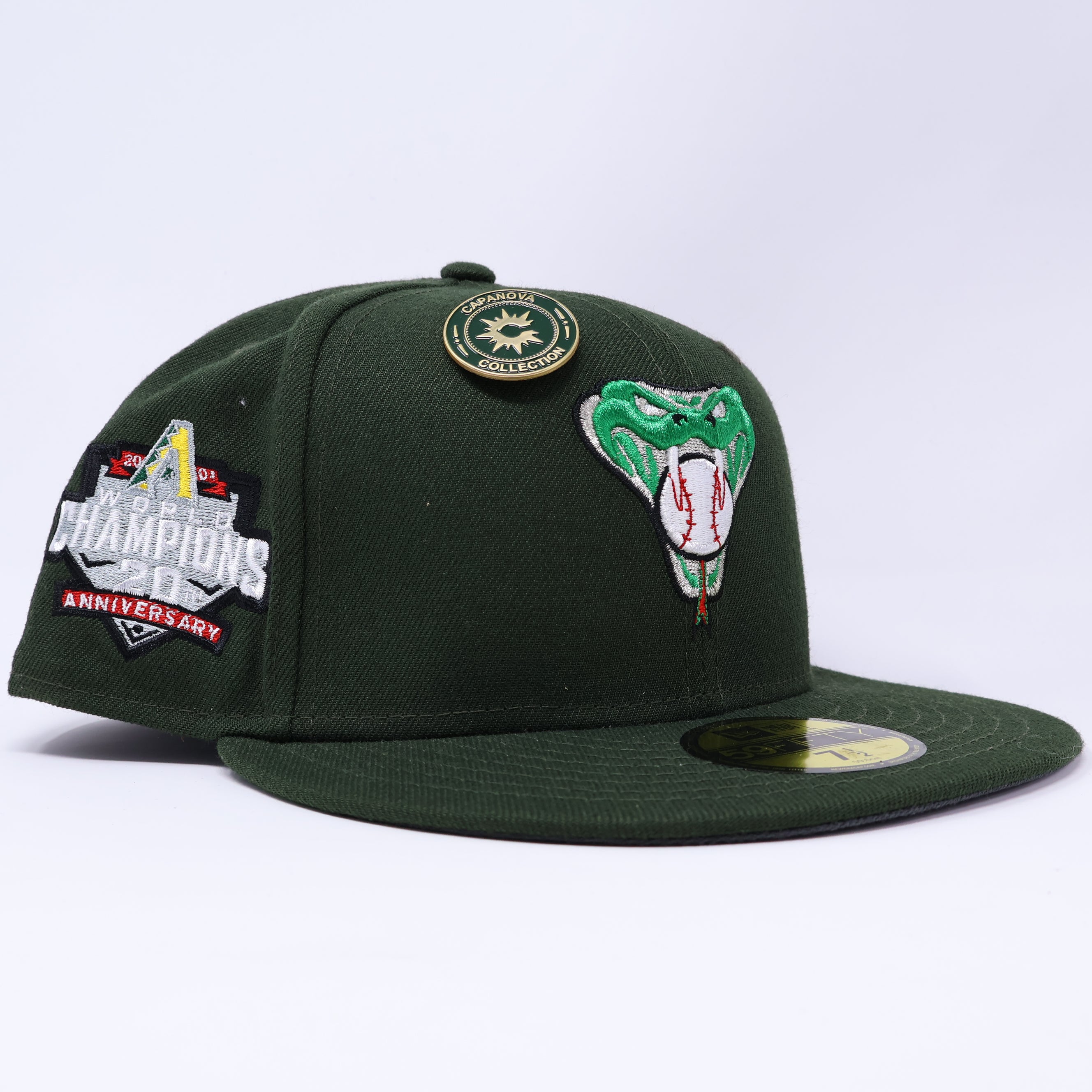 Green Arizona Diamondbacks World champions 20th 59fifty New Era Fitted