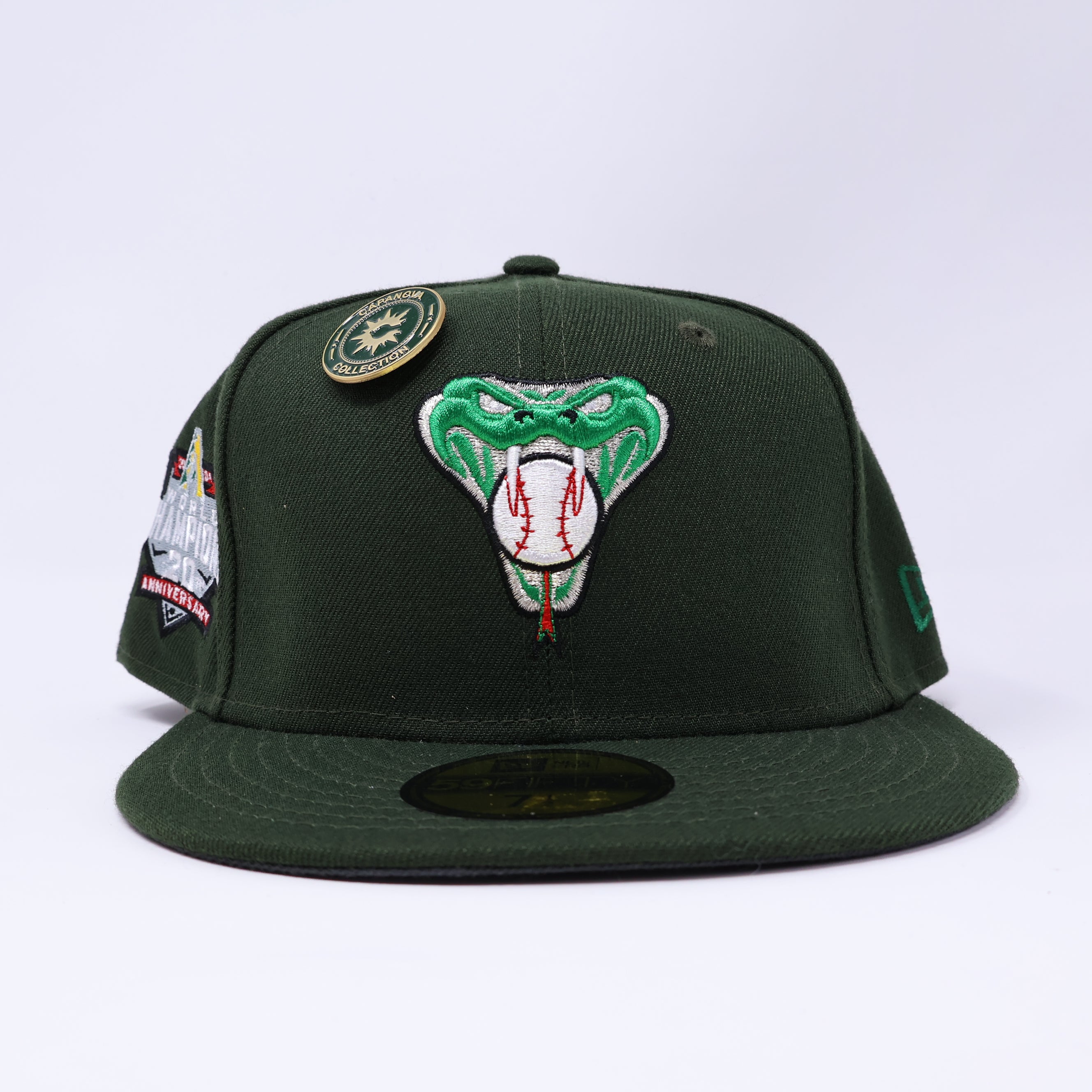 Green Arizona Diamondbacks World champions 20th 59fifty New Era Fitted