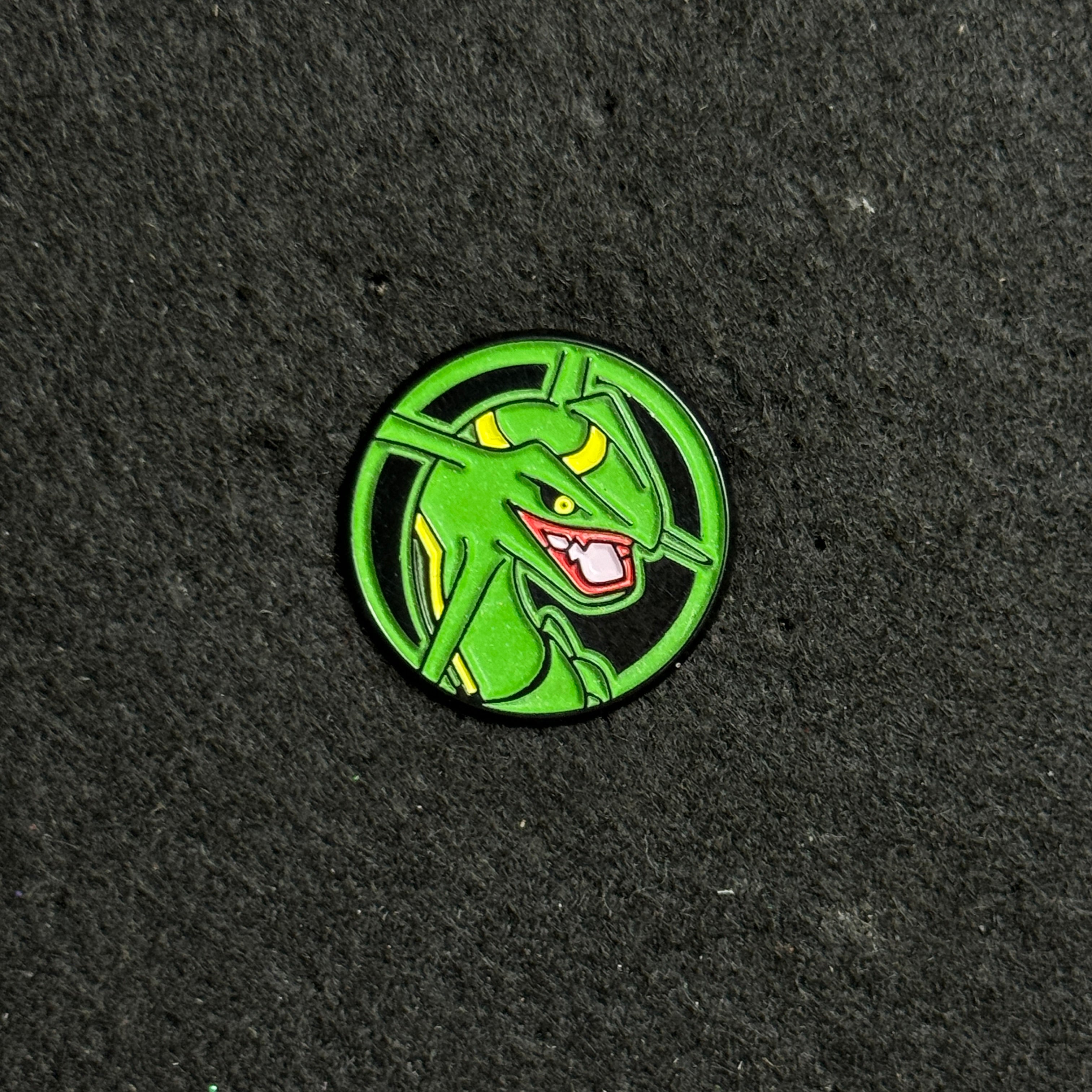 Rayquaza Pokemon Coin Pin