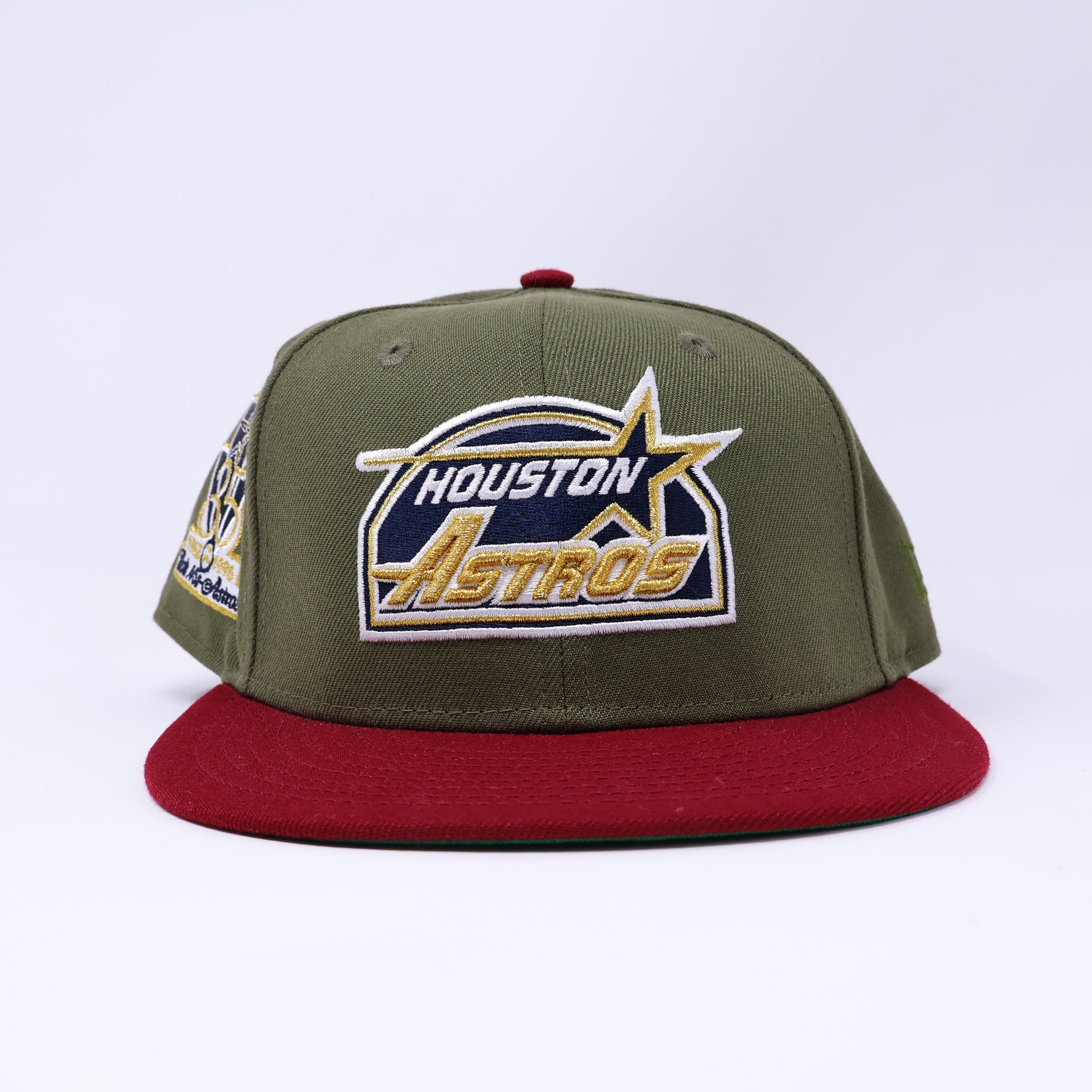 1/2 NEW Olive Houston Astros 35 Years Hatclub 59fifty New Era Fitted Hat Cap