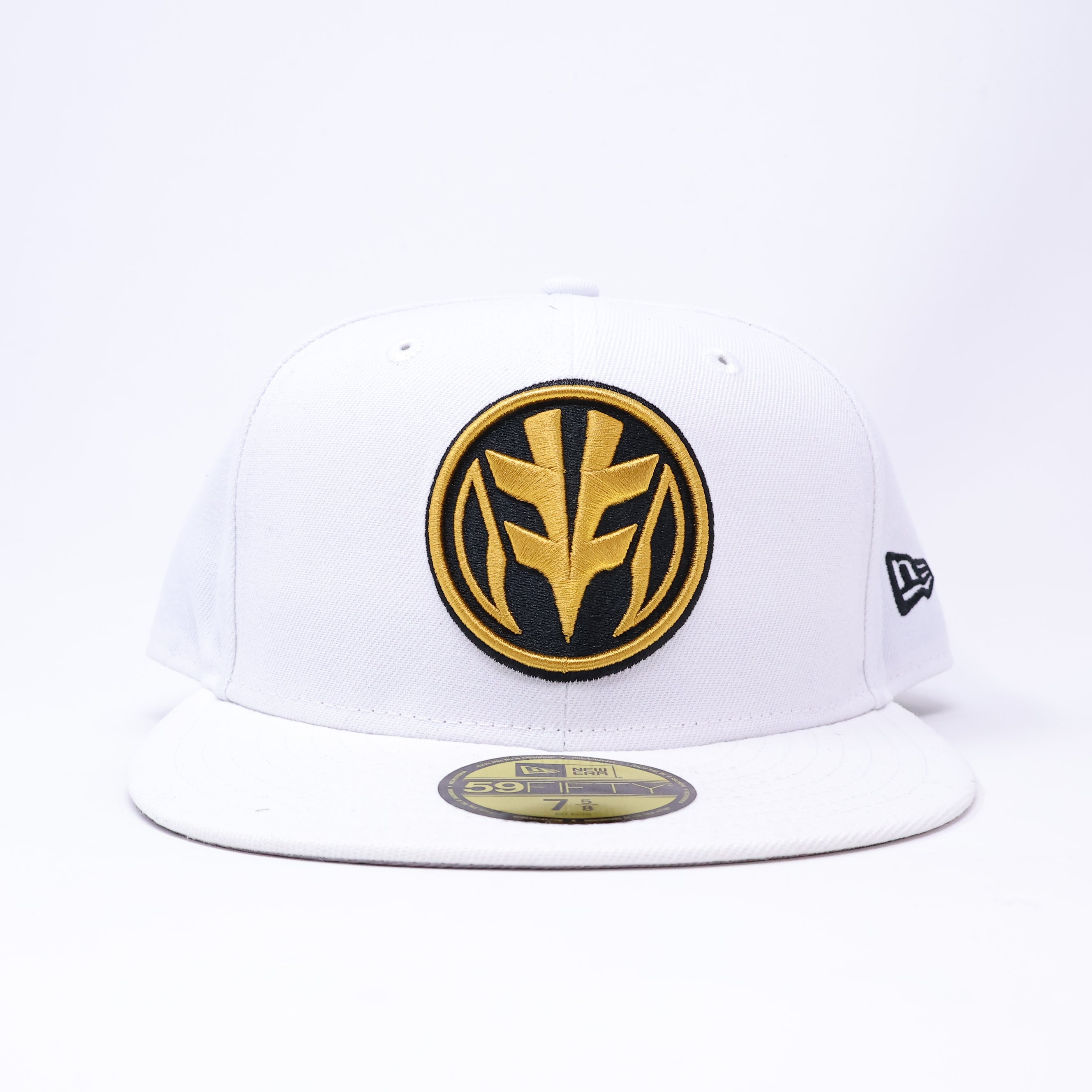 NWT 5/8 White Power Rangers 59fifty New Era Fitted Hat Cap