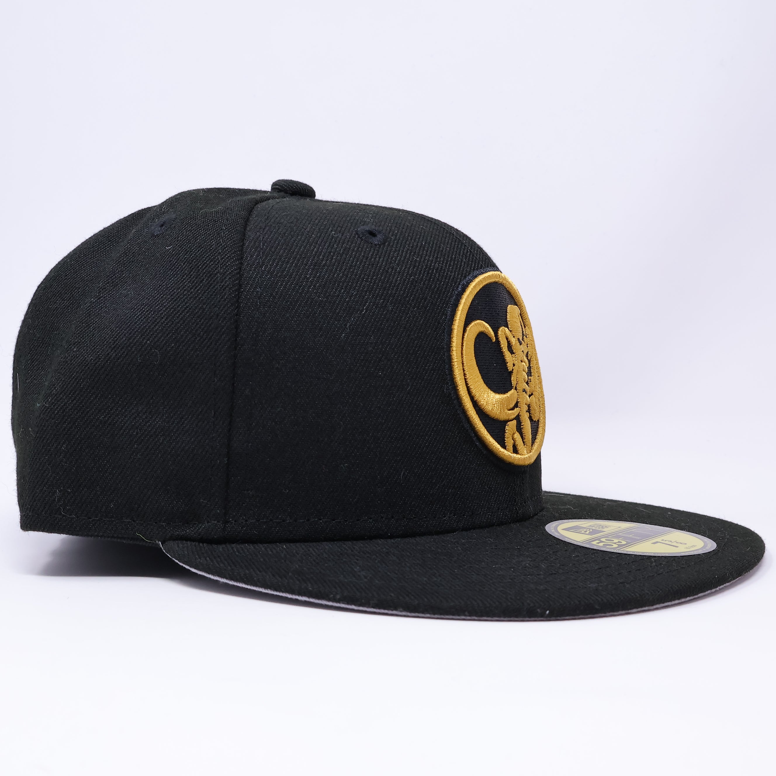 NWT 5/8 Black Power Ranger 59fifty New Era Fitted Hat Cap