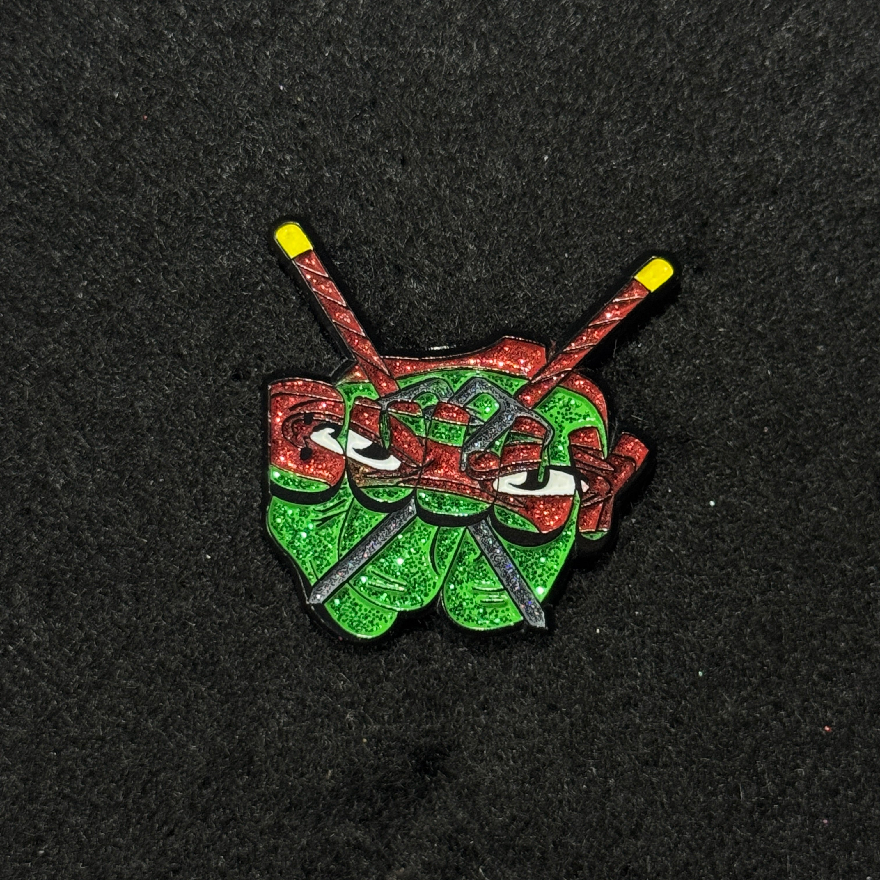 BULLY TMNT Raph Graphic Pin