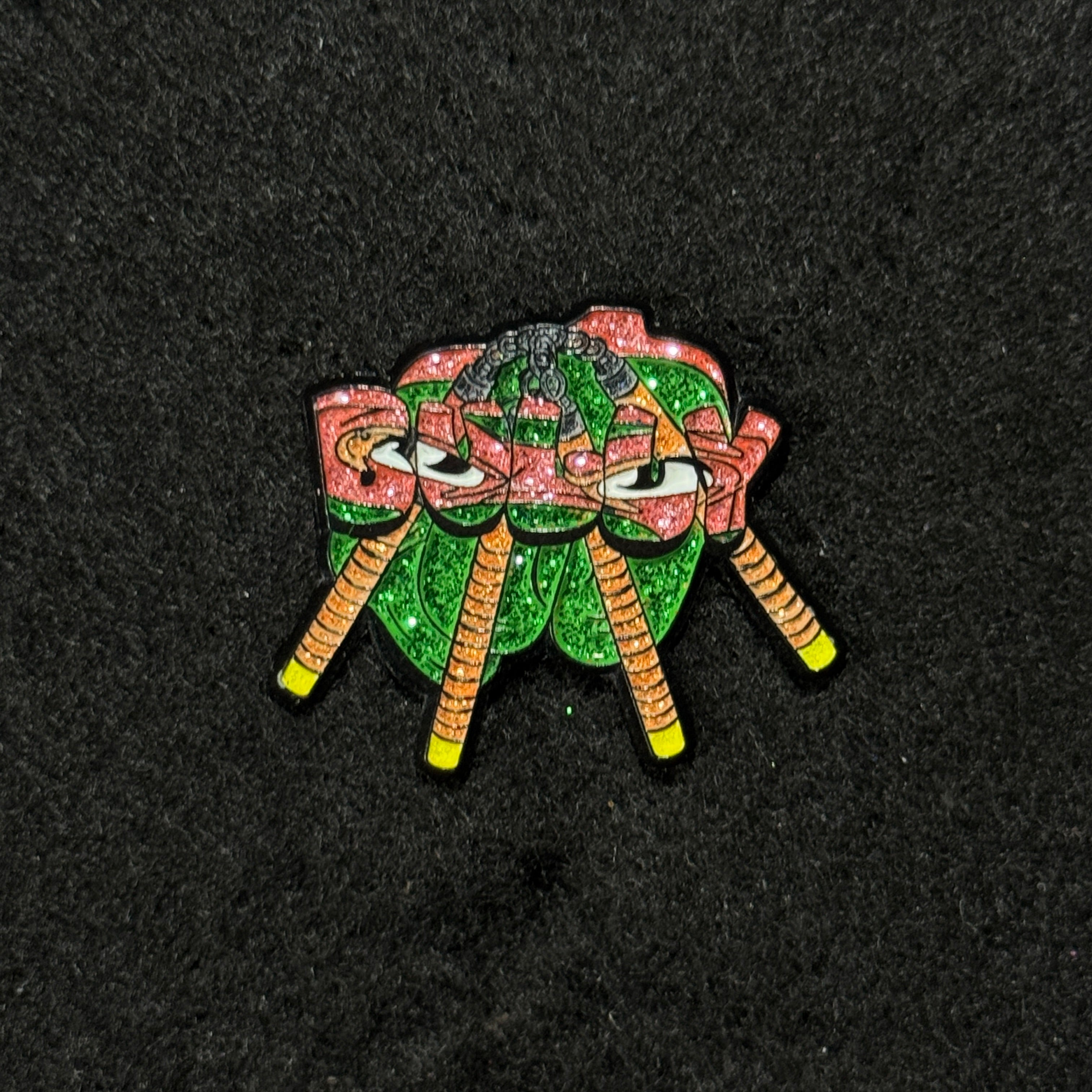 BULLY TMNT Mike Graphic Pin