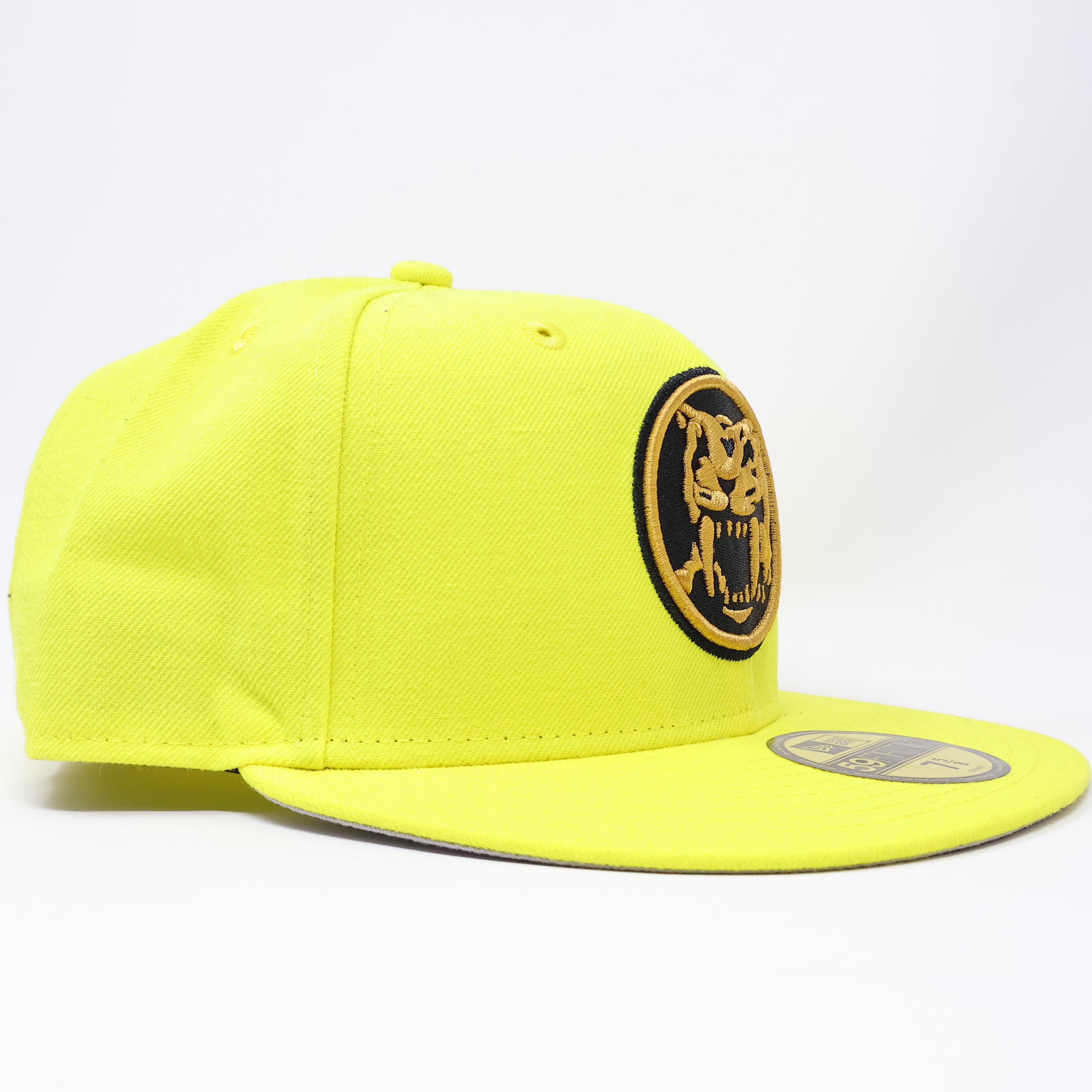 NWT 5/8 Yellow Power Ranger 59fifty New Era Fitted Hat Cap
